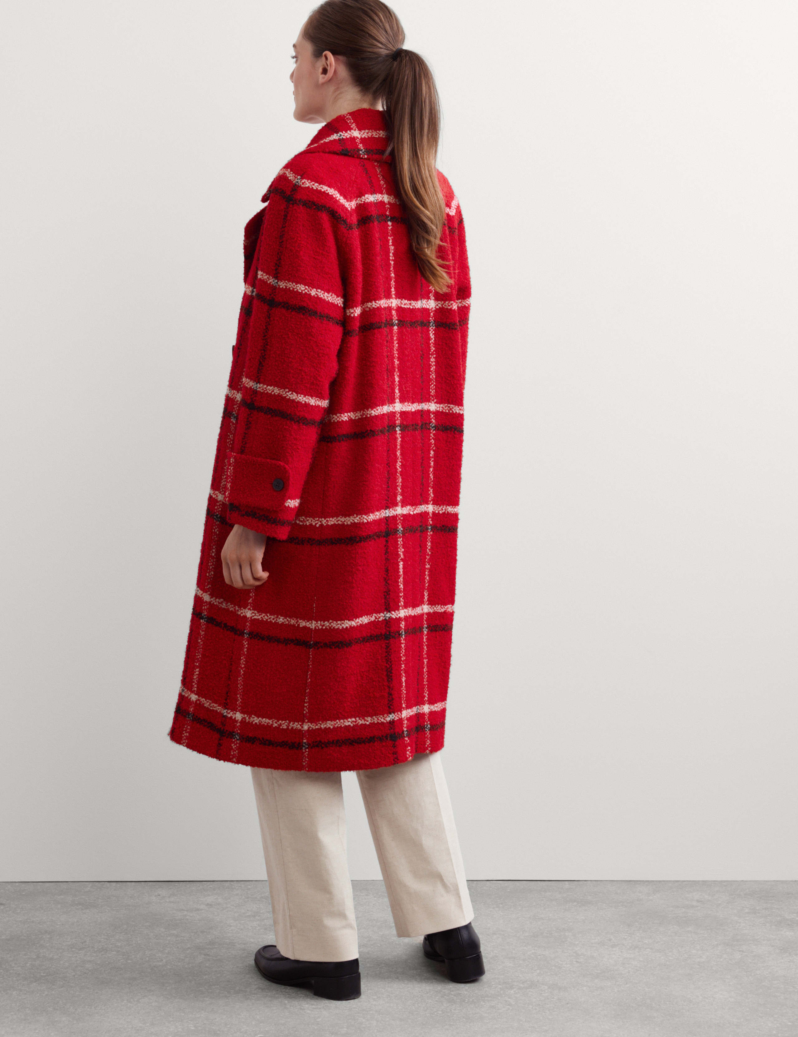 Relaxed Cocoon Coatigan with Wool 7 of 8