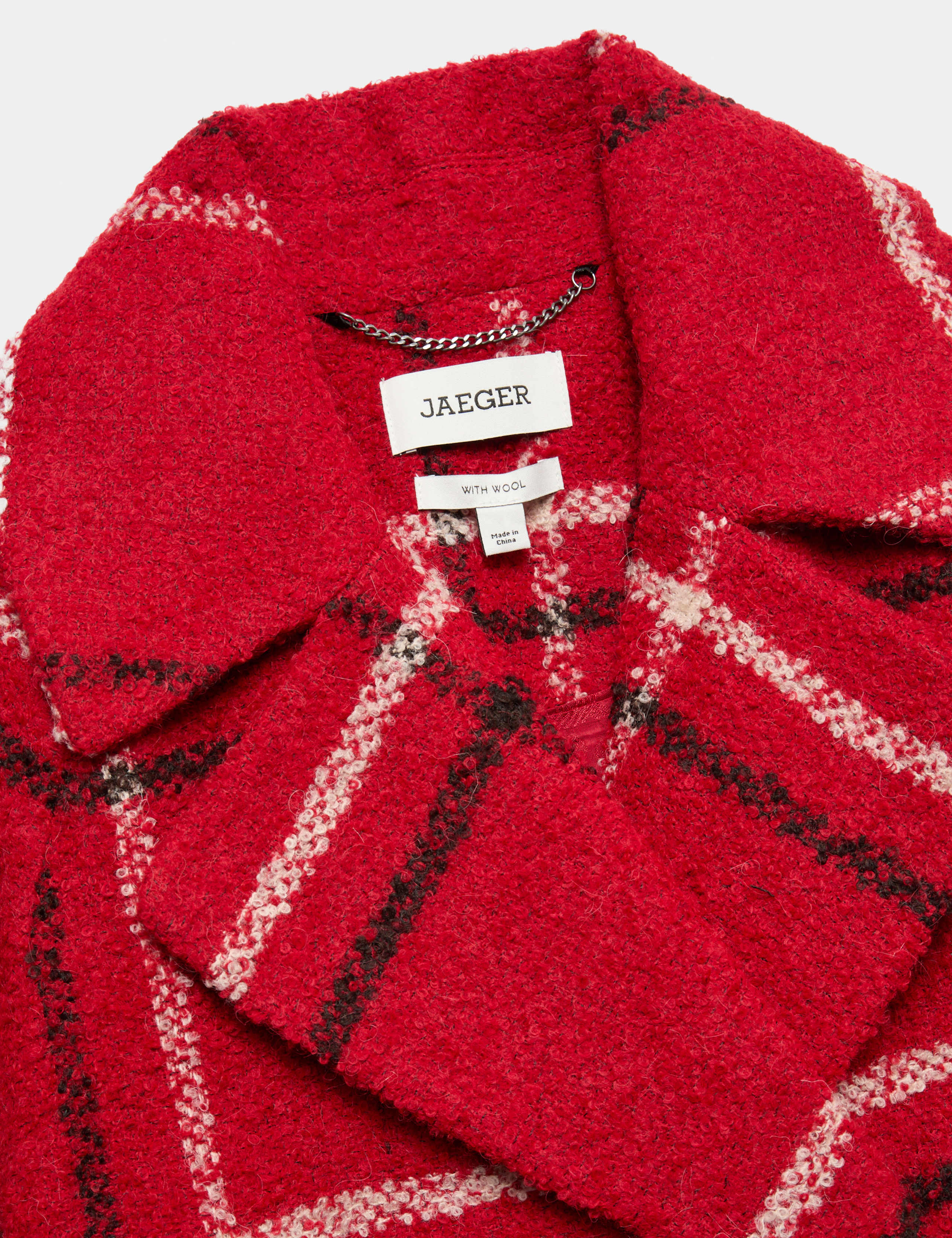 Relaxed Cocoon Coatigan with Wool 8 of 8