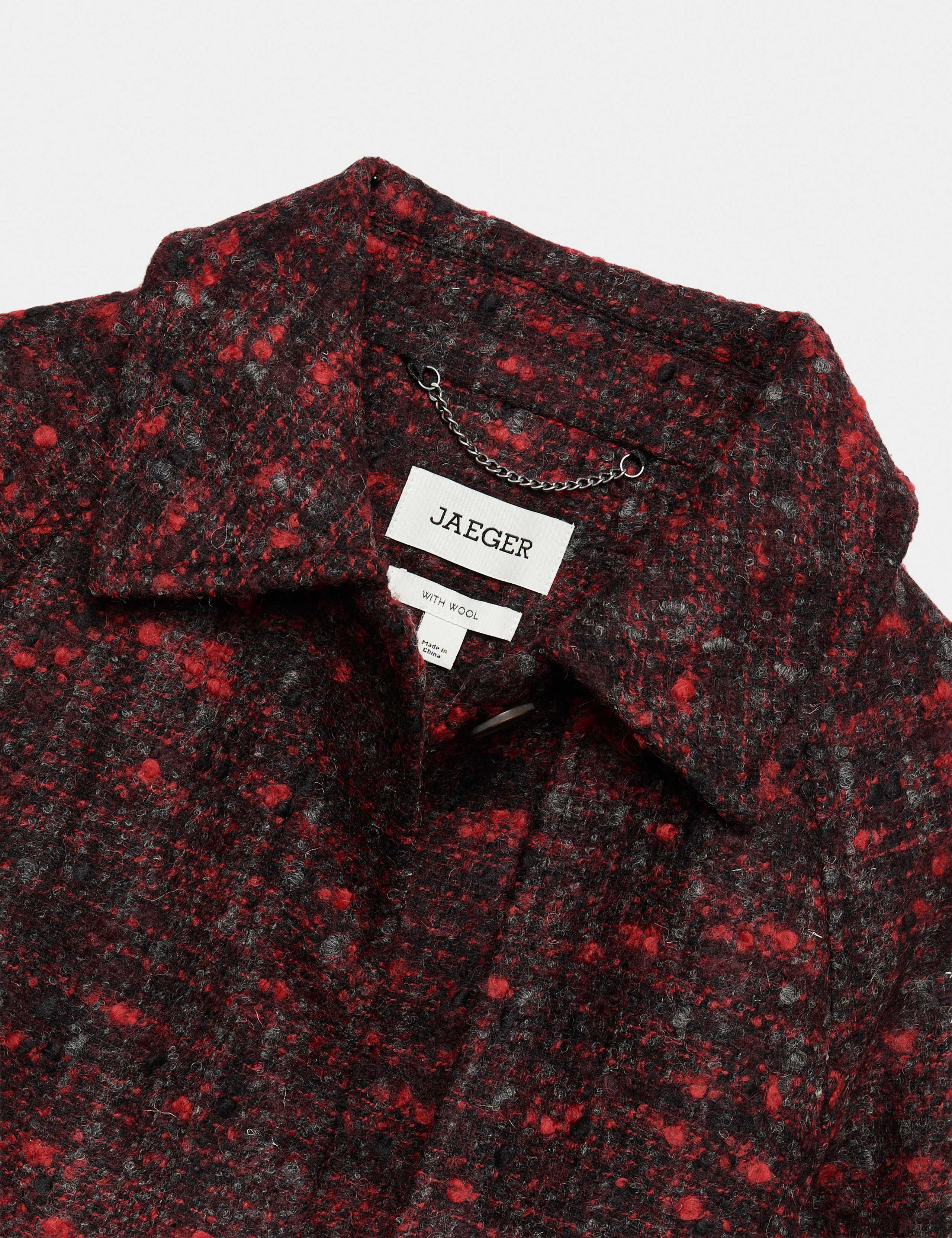 Wool Rich Textured Short Tailored Coat 8 of 8