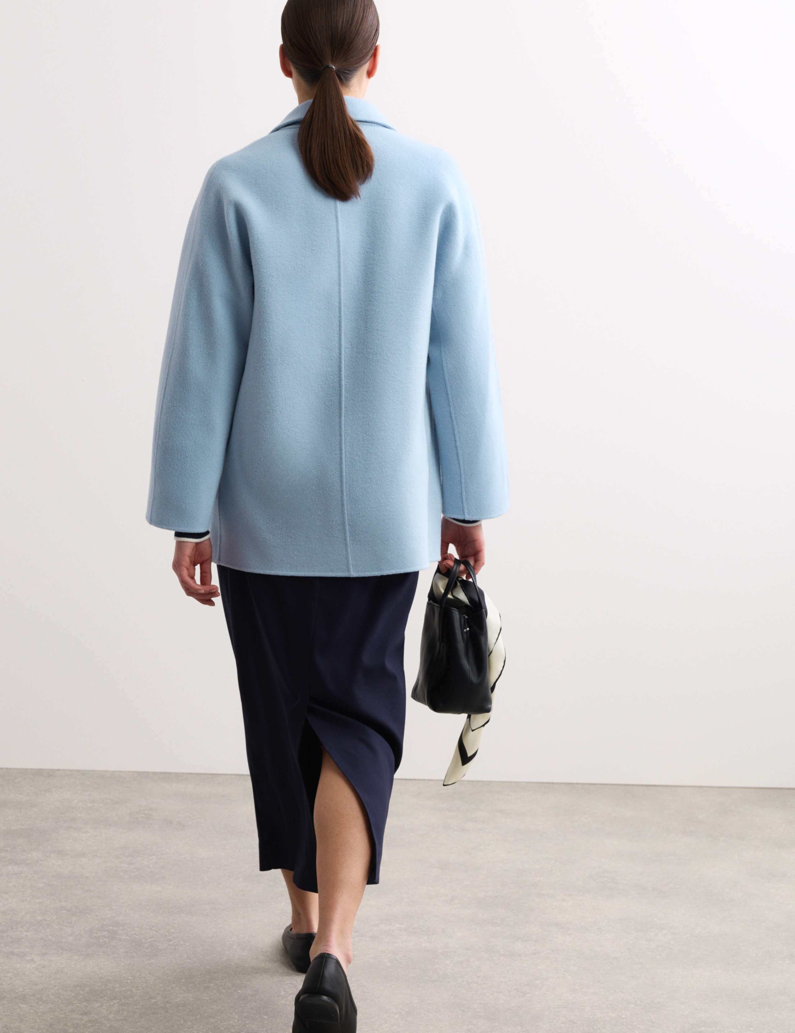 Double Face Pure Wool Tailored Short Coat 7 of 7