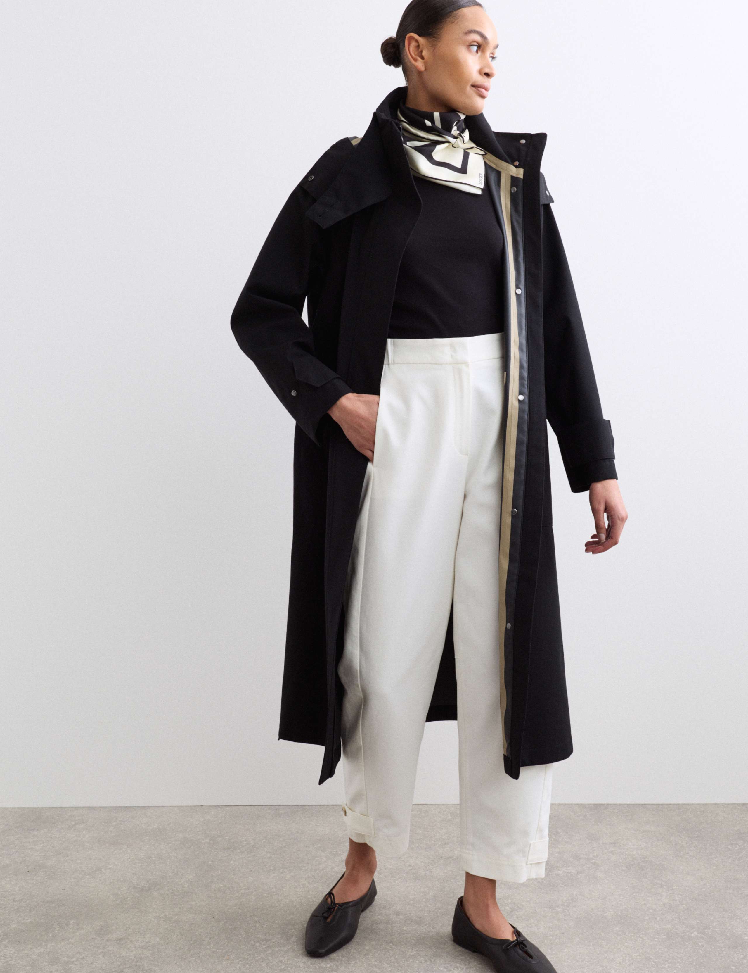 Relaxed Waterproof Rain Jacket 1 of 7