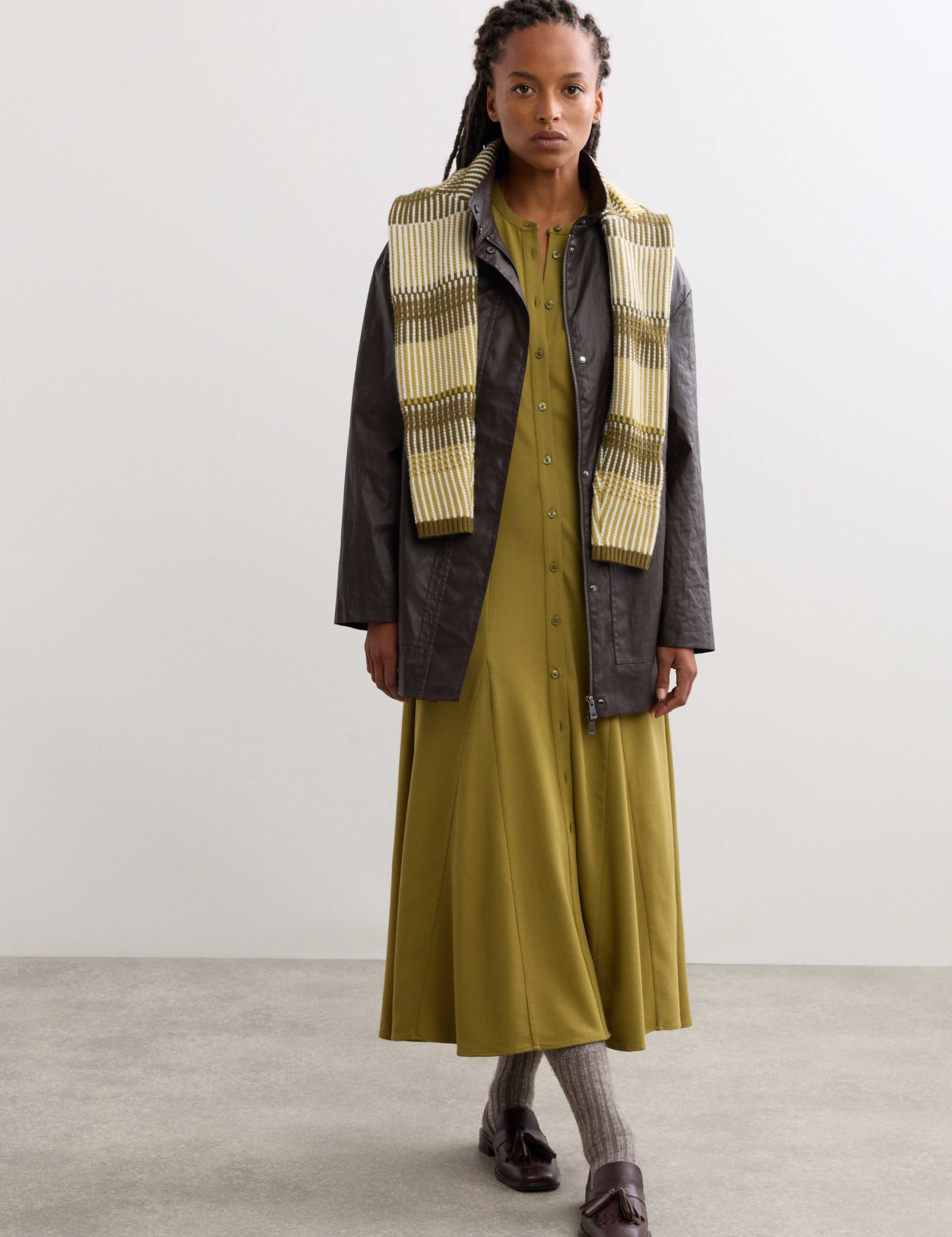 Pure Linen Short Utility Jacket 1 of 8