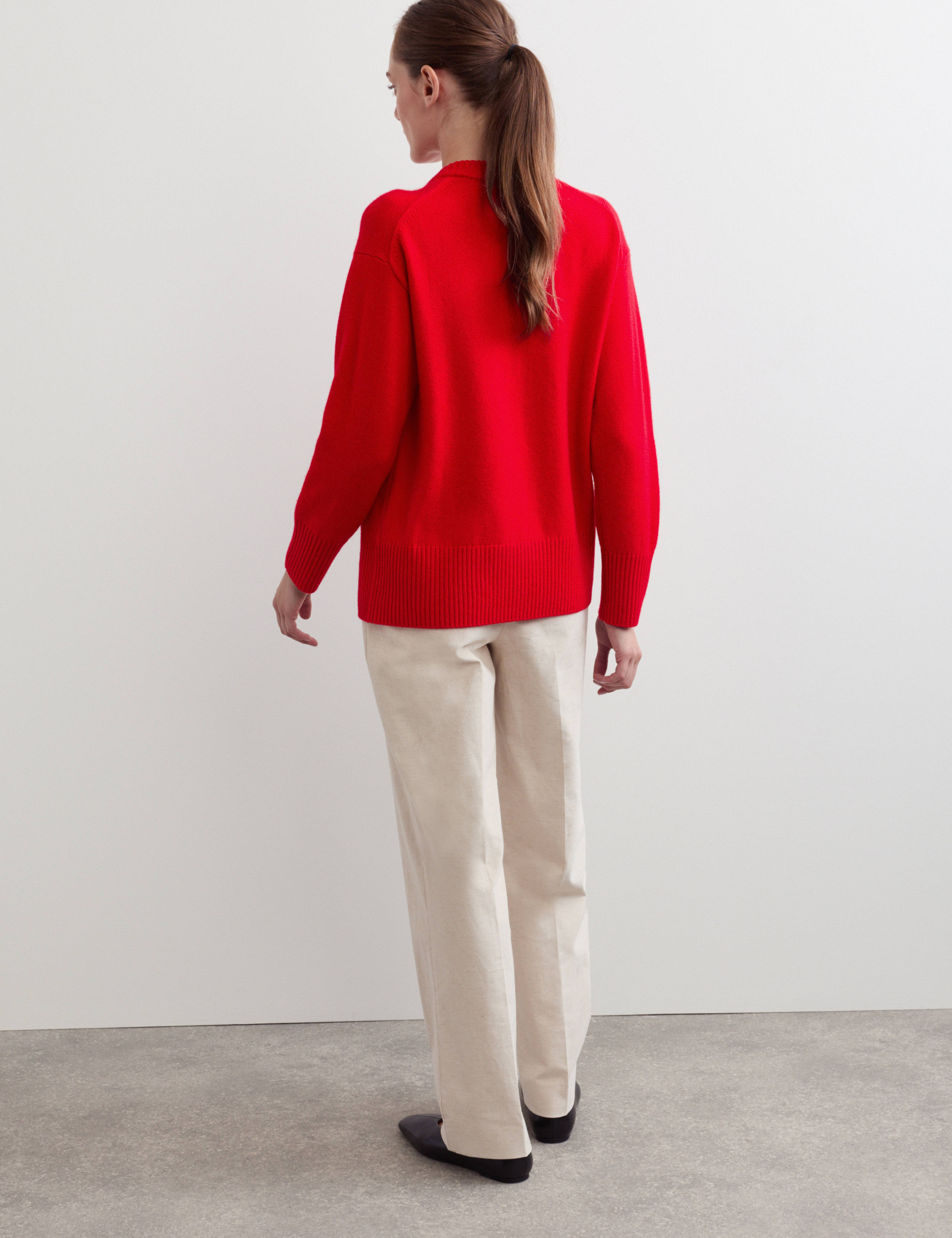 Pure Cashmere Crew Neck Relaxed Jumper 6 of 6