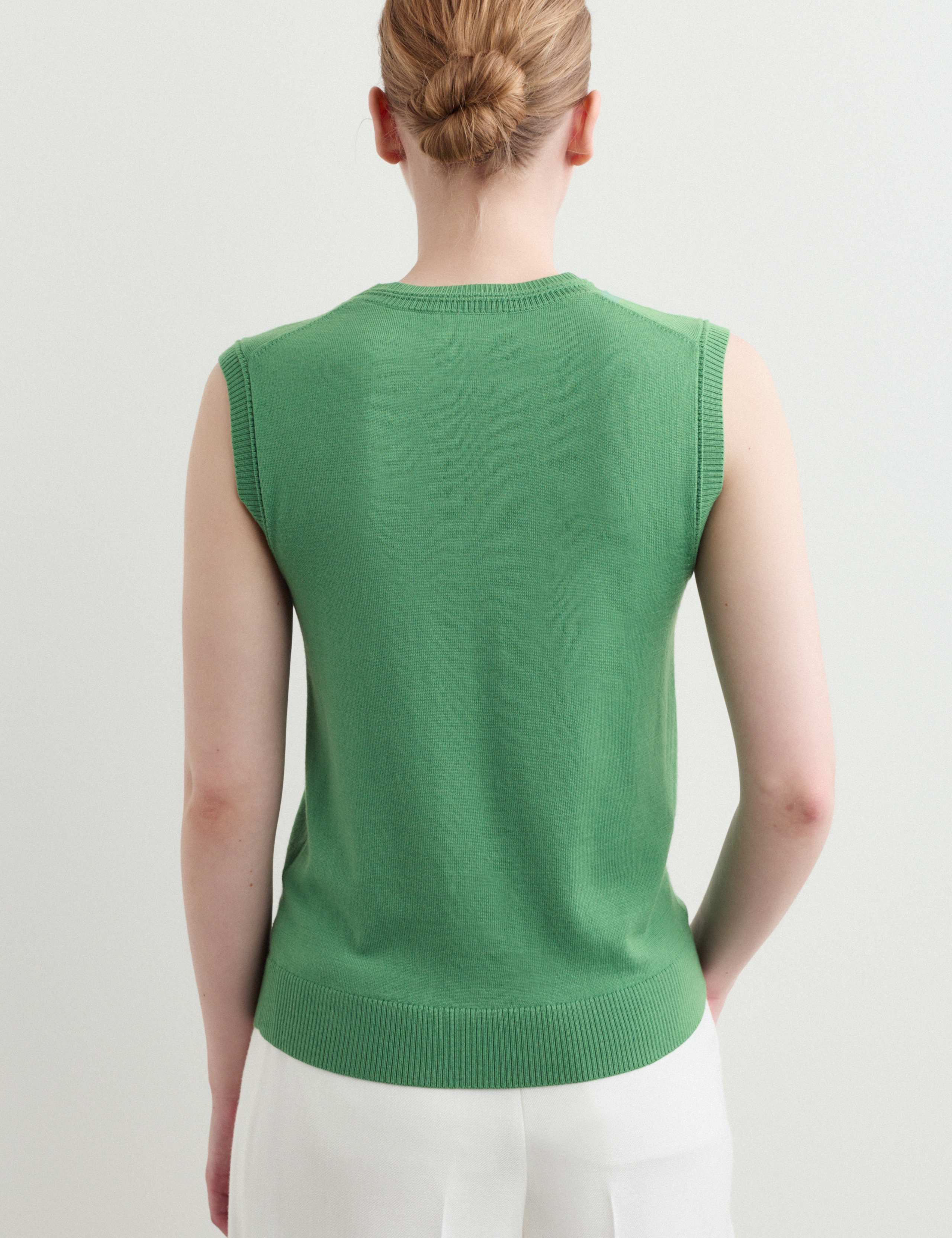 Wool Rich Knitted Vest 7 of 7