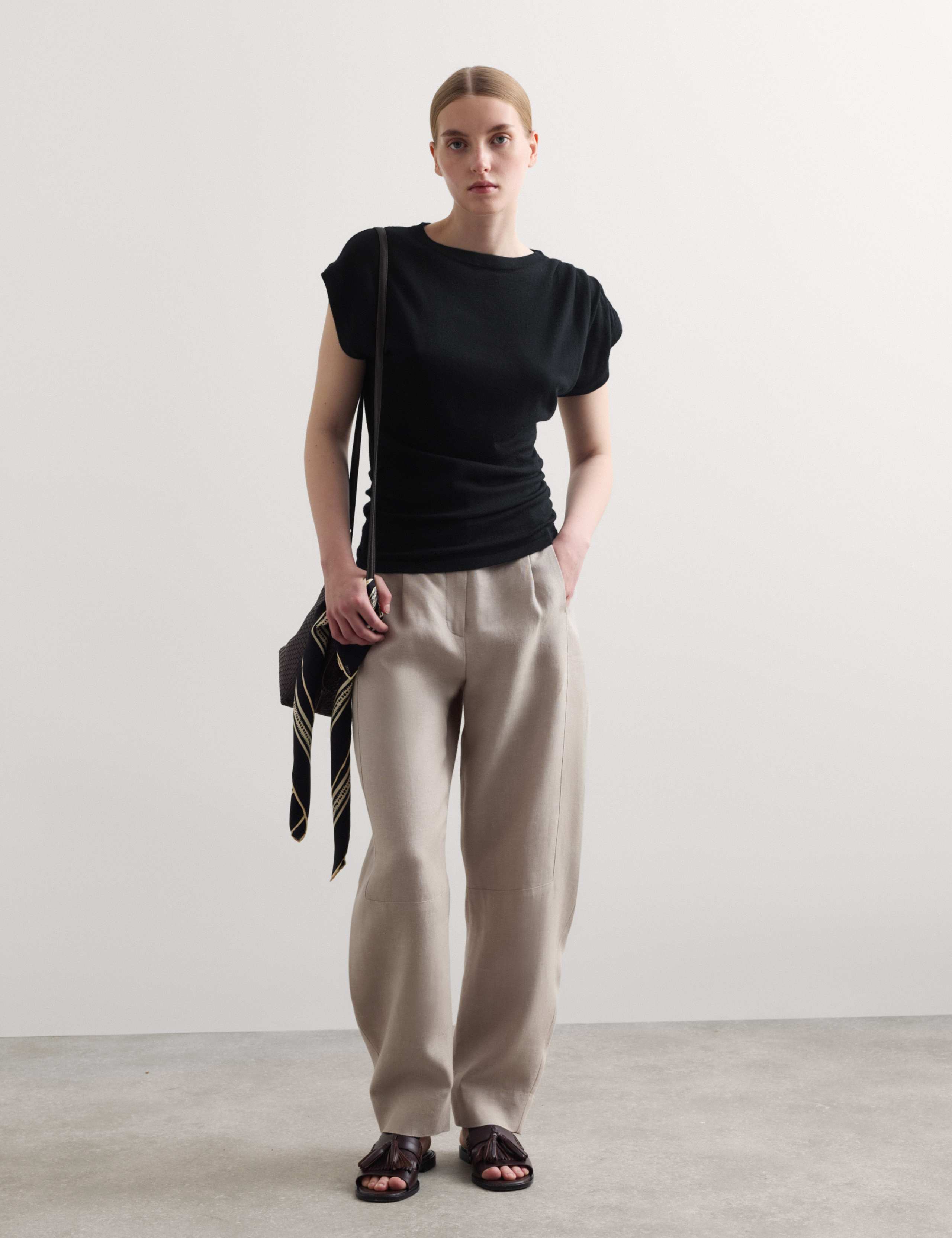 Merino Wool With Silk Knitted Top 3 of 6