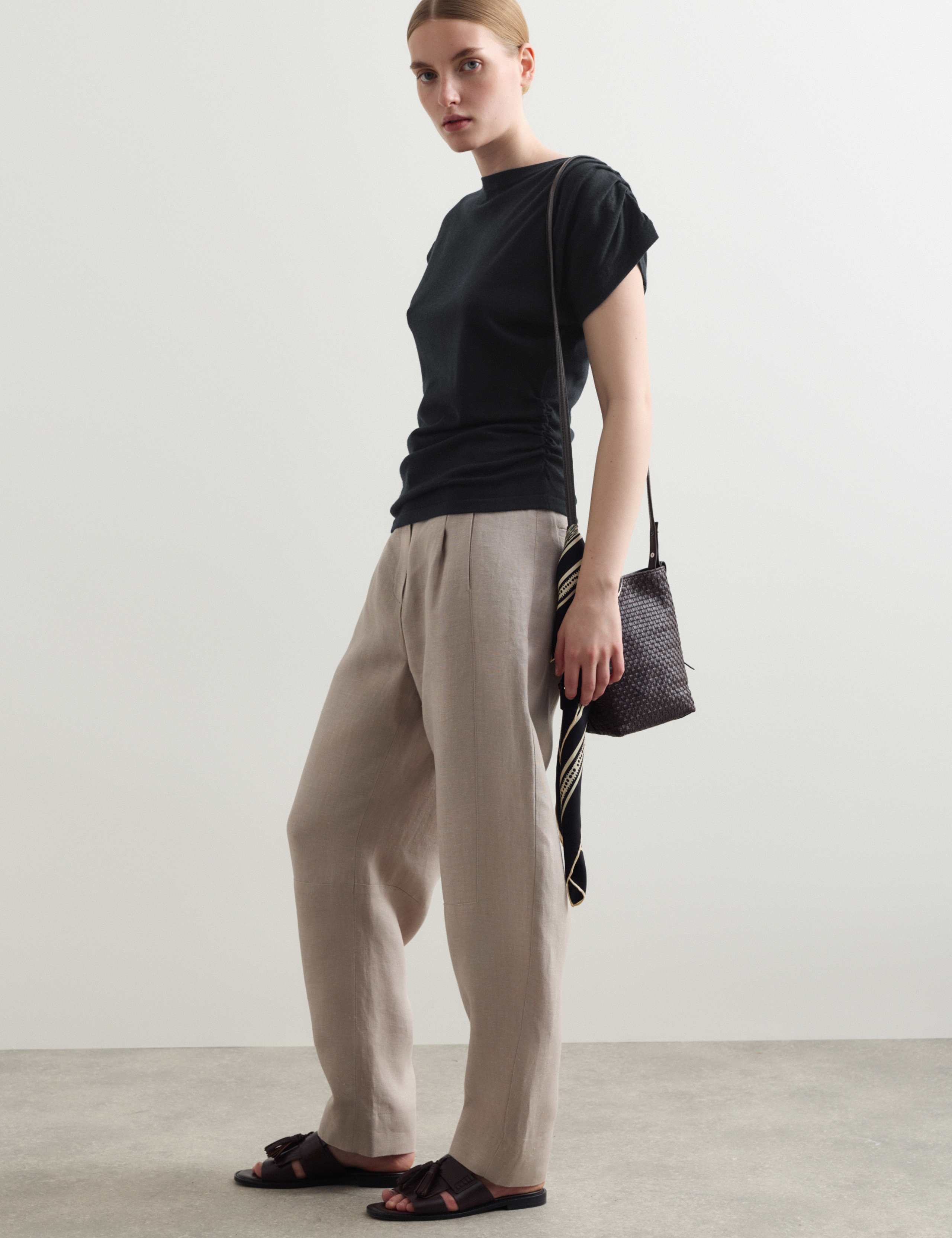 Merino Wool With Silk Knitted Top 5 of 6