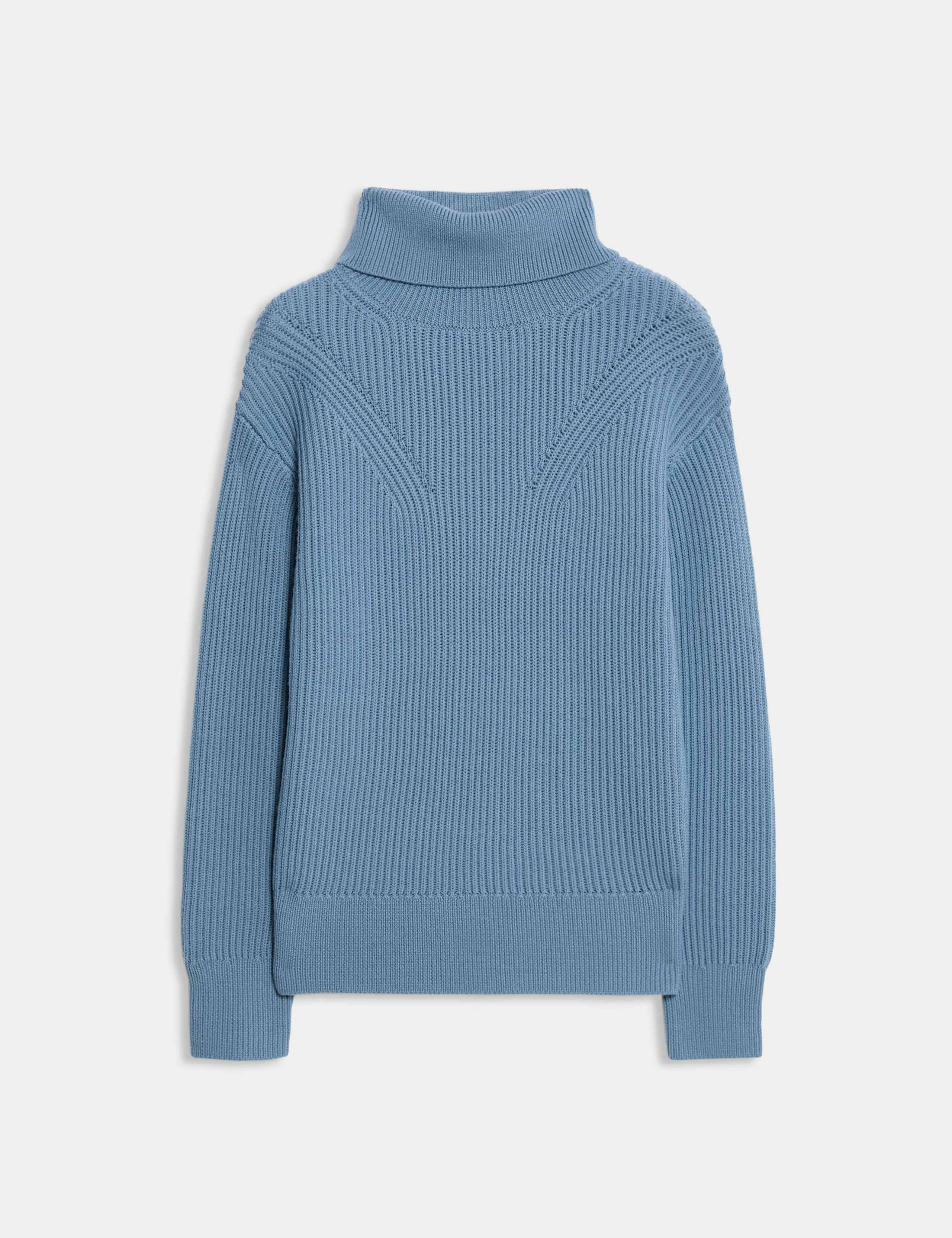 Pure Merino Wool Roll Neck Jumper 2 of 7