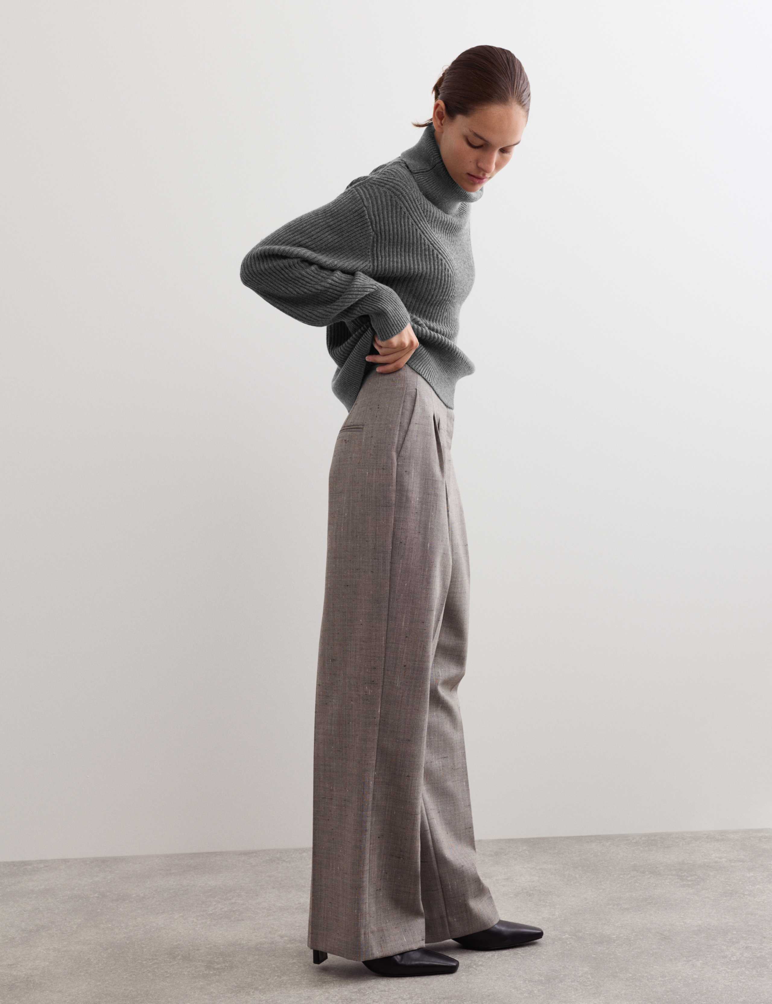 Pure Merino Wool Roll Neck Jumper 5 of 8