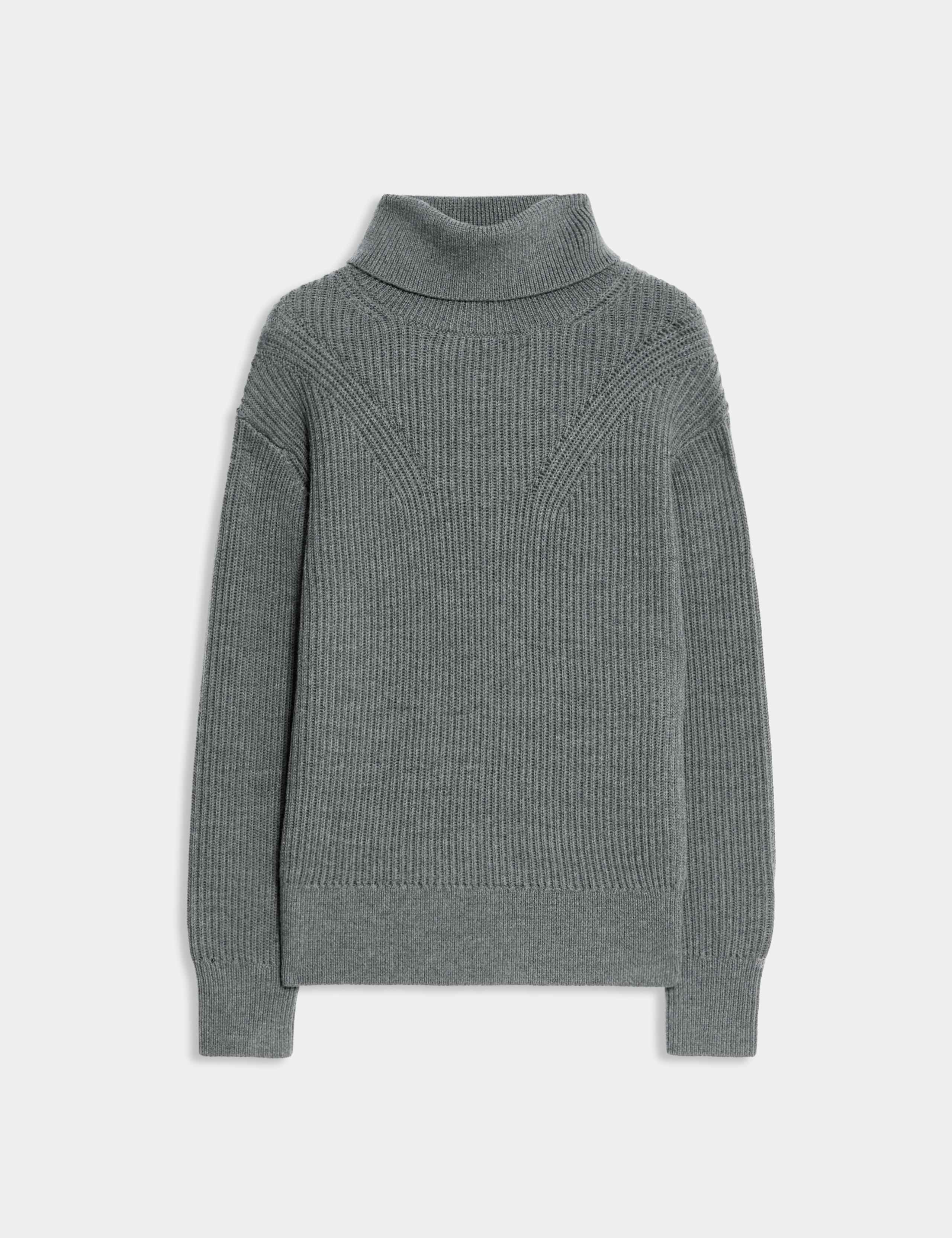Pure Merino Wool Roll Neck Jumper 2 of 8