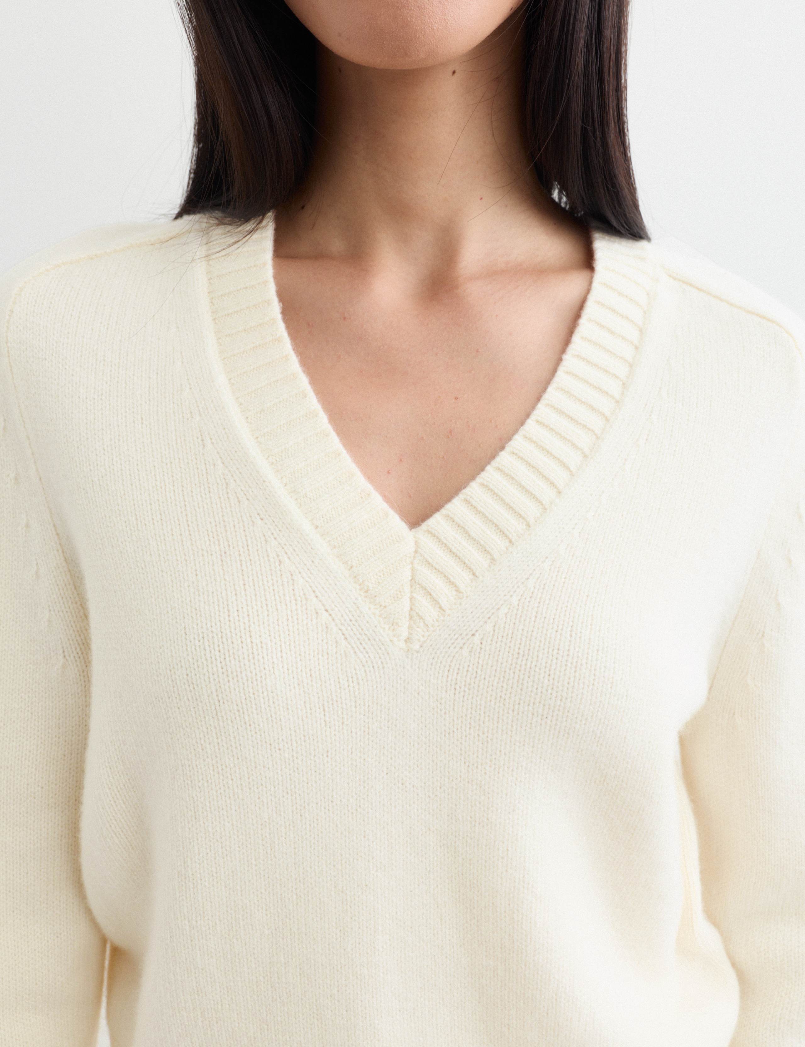 Wool Rich V Neck Jumper 3 of 6