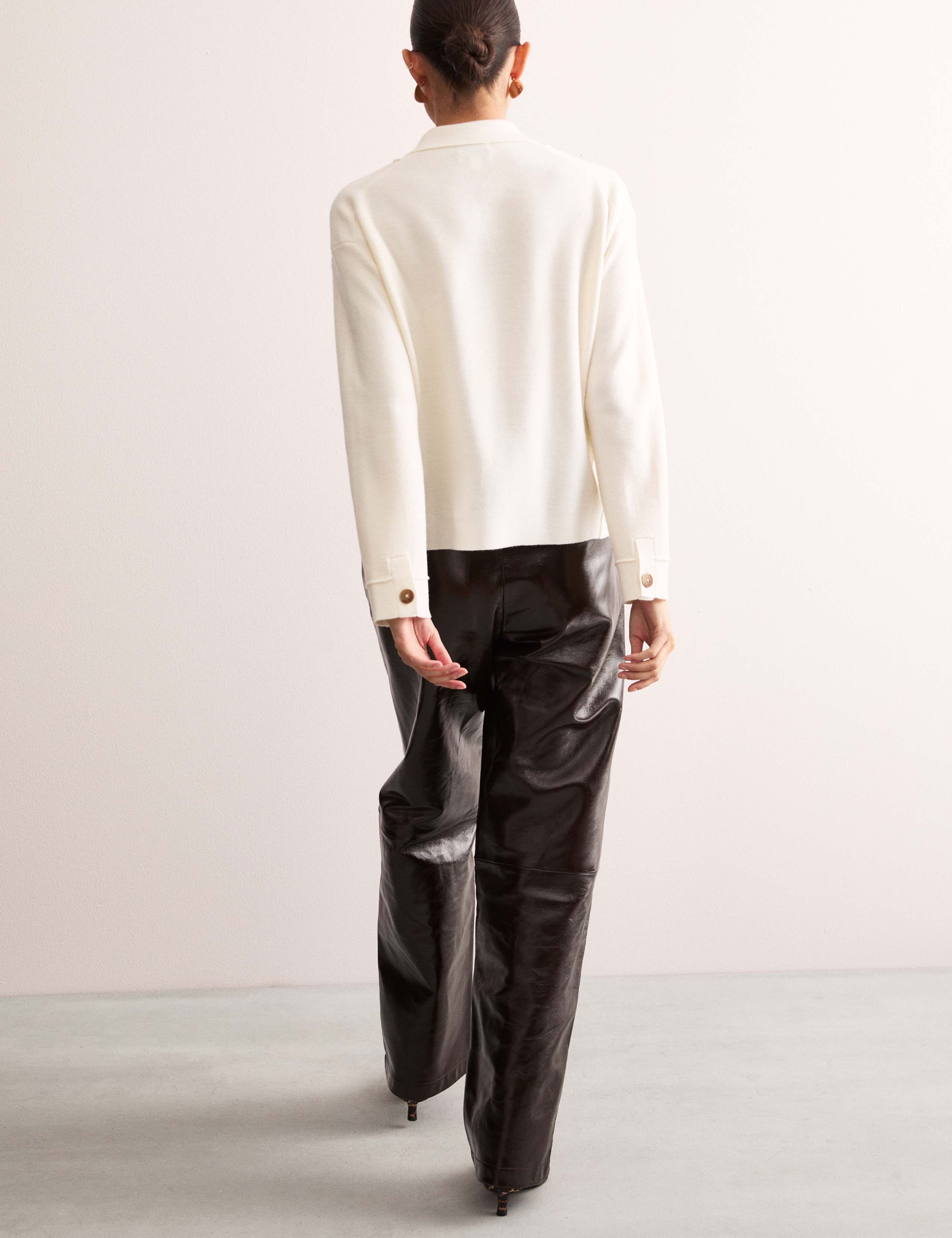 Pure Merino Wool Knitted Jacket 5 of 8