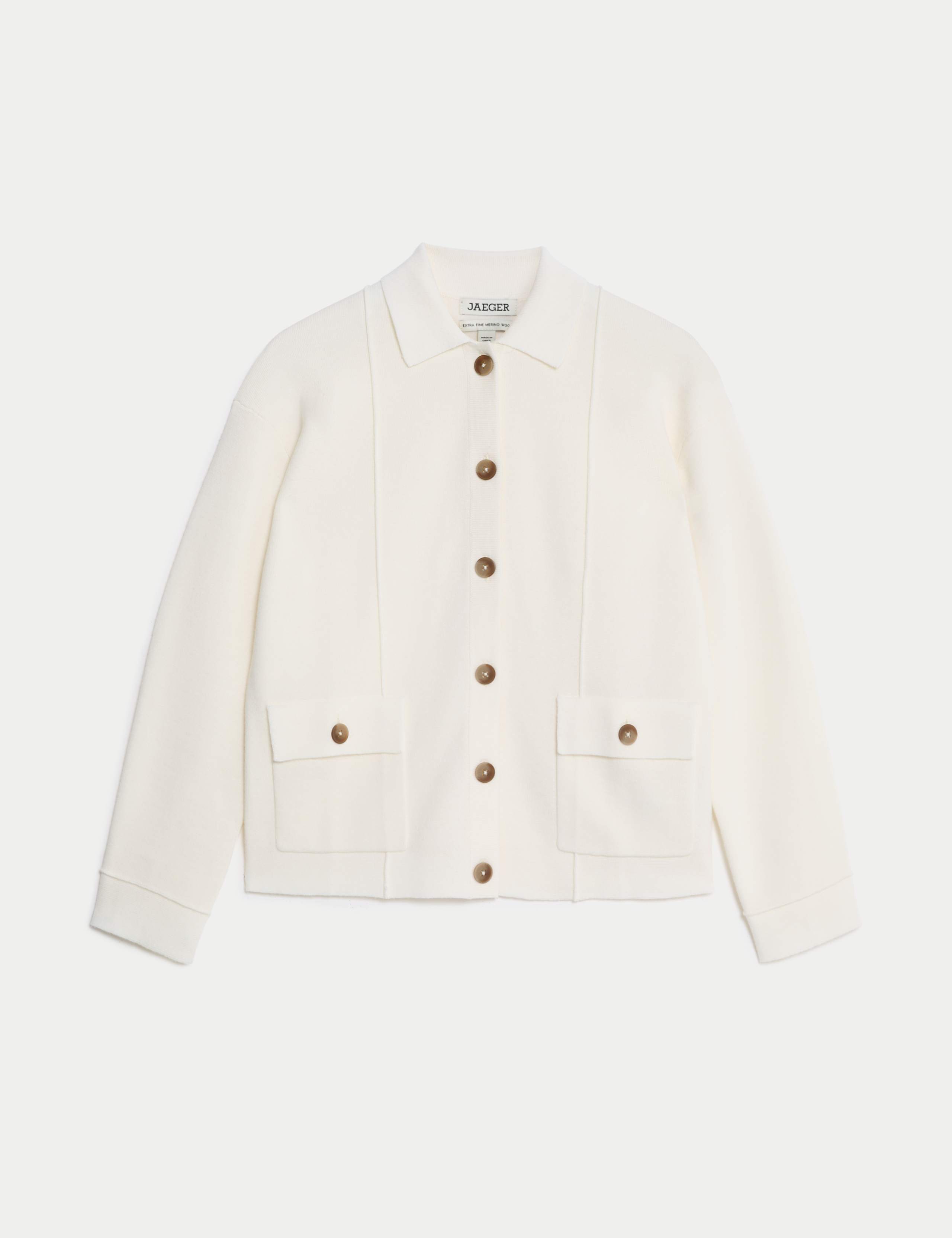 Pure Merino Wool Knitted Jacket 2 of 8