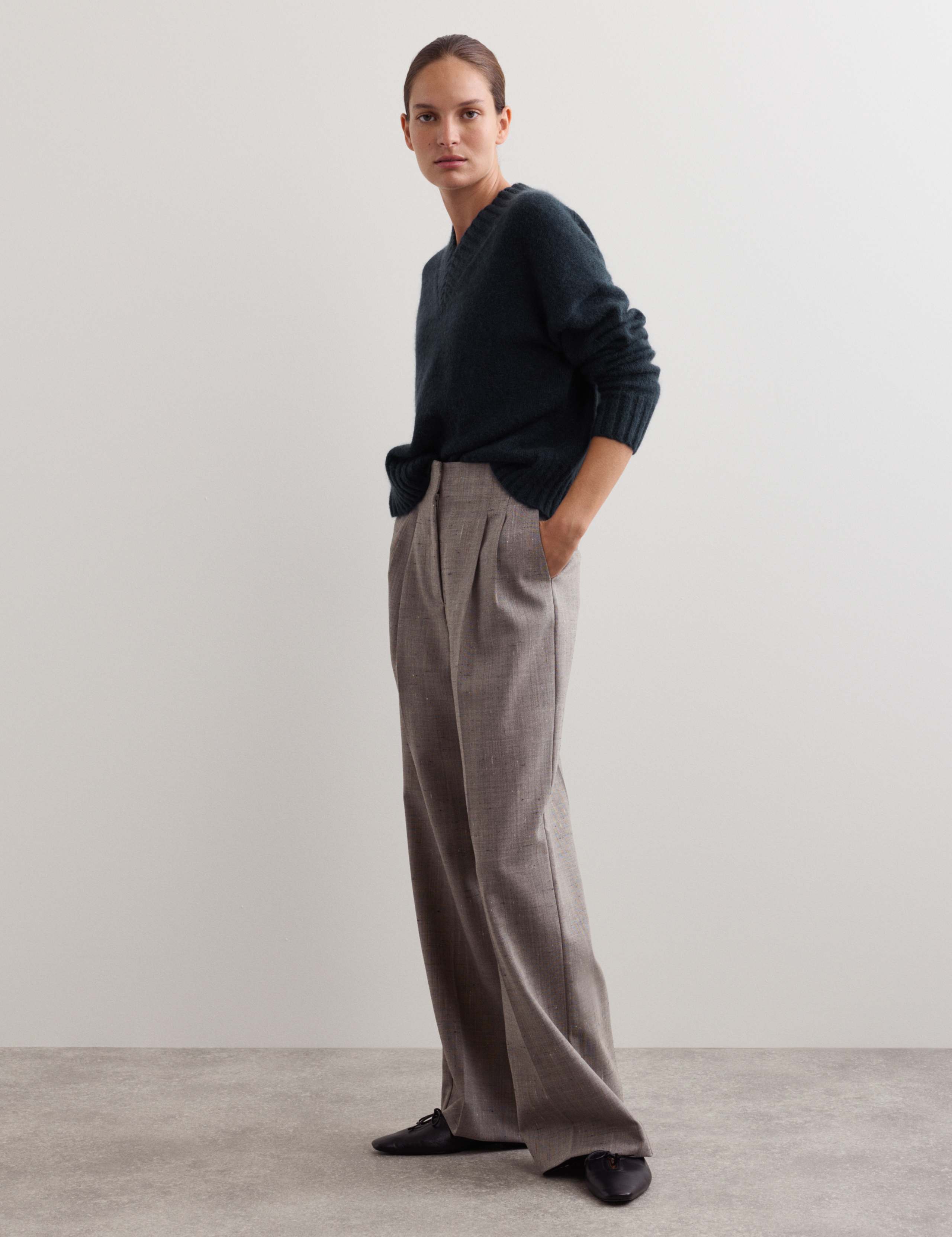 Mohair Blend V-Neck Jumper 3 of 8