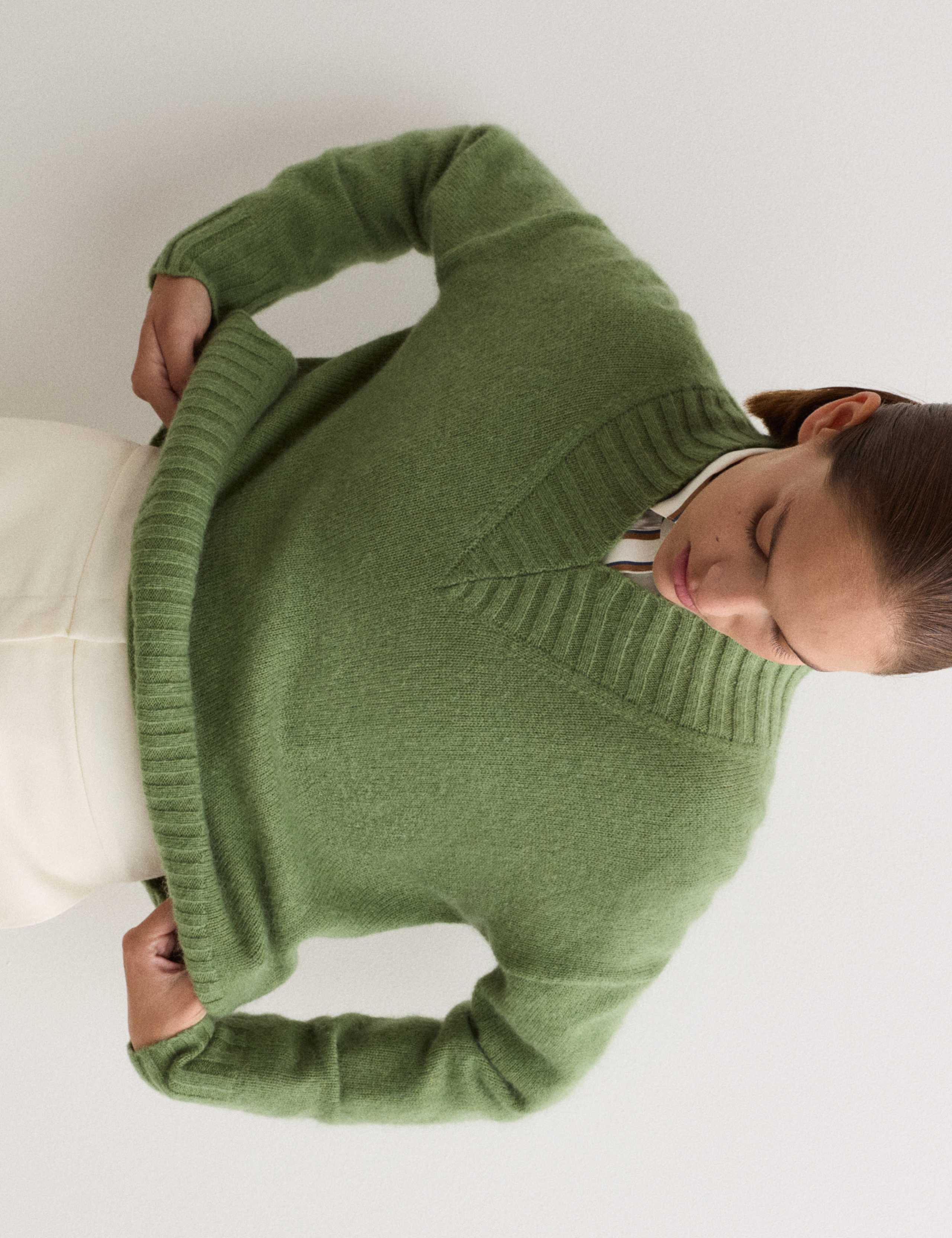 Mohair Blend V-Neck Jumper 3 of 8