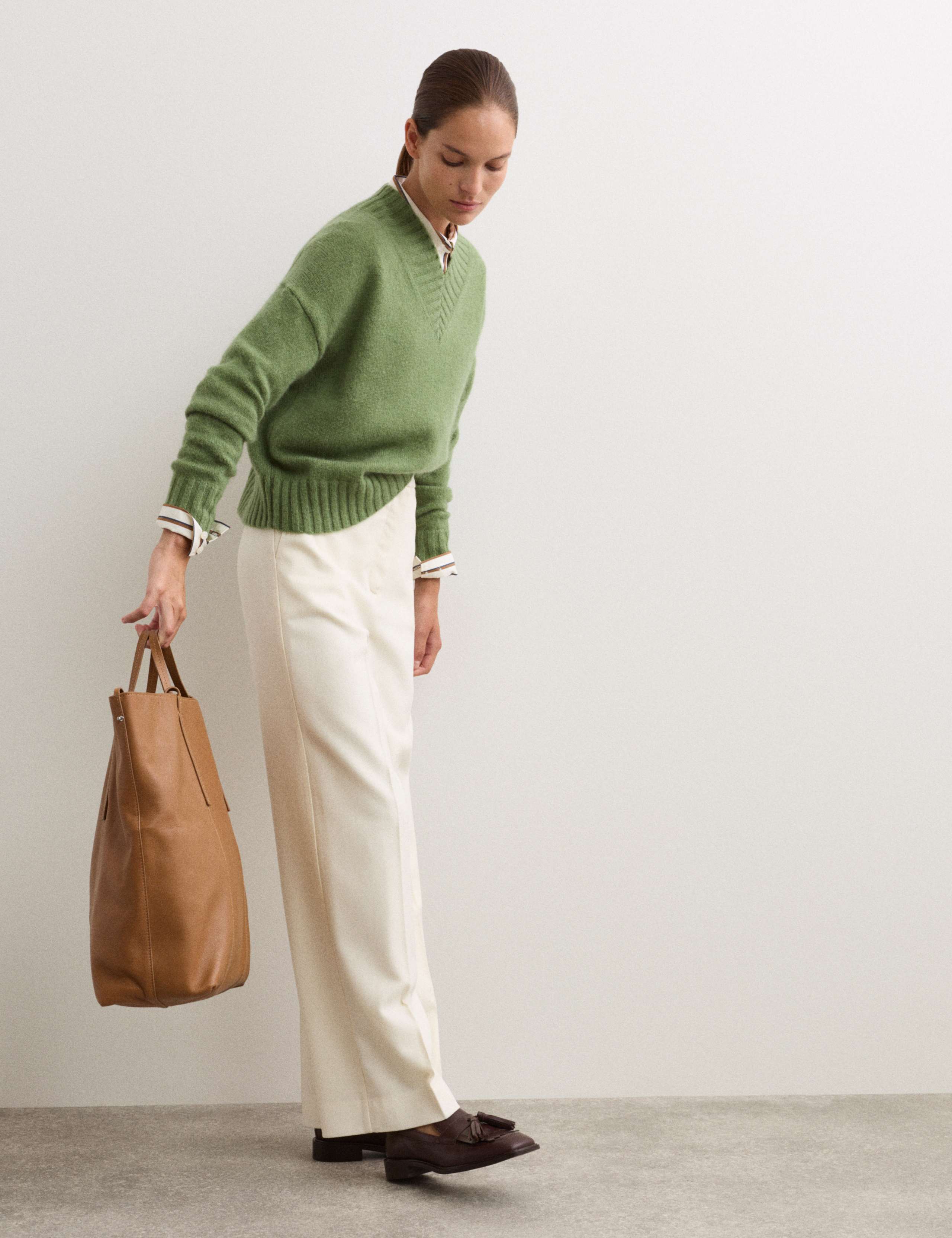 Mohair Blend V-Neck Jumper 6 of 8
