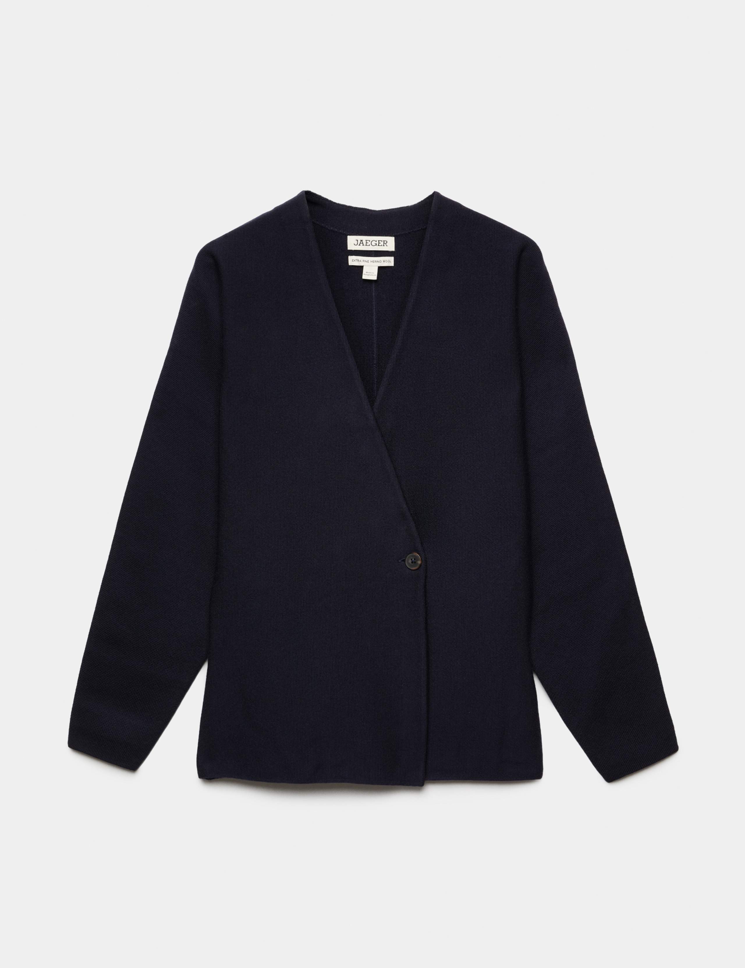 Pure Merino Wool Wrap Cardigan 2 of 7
