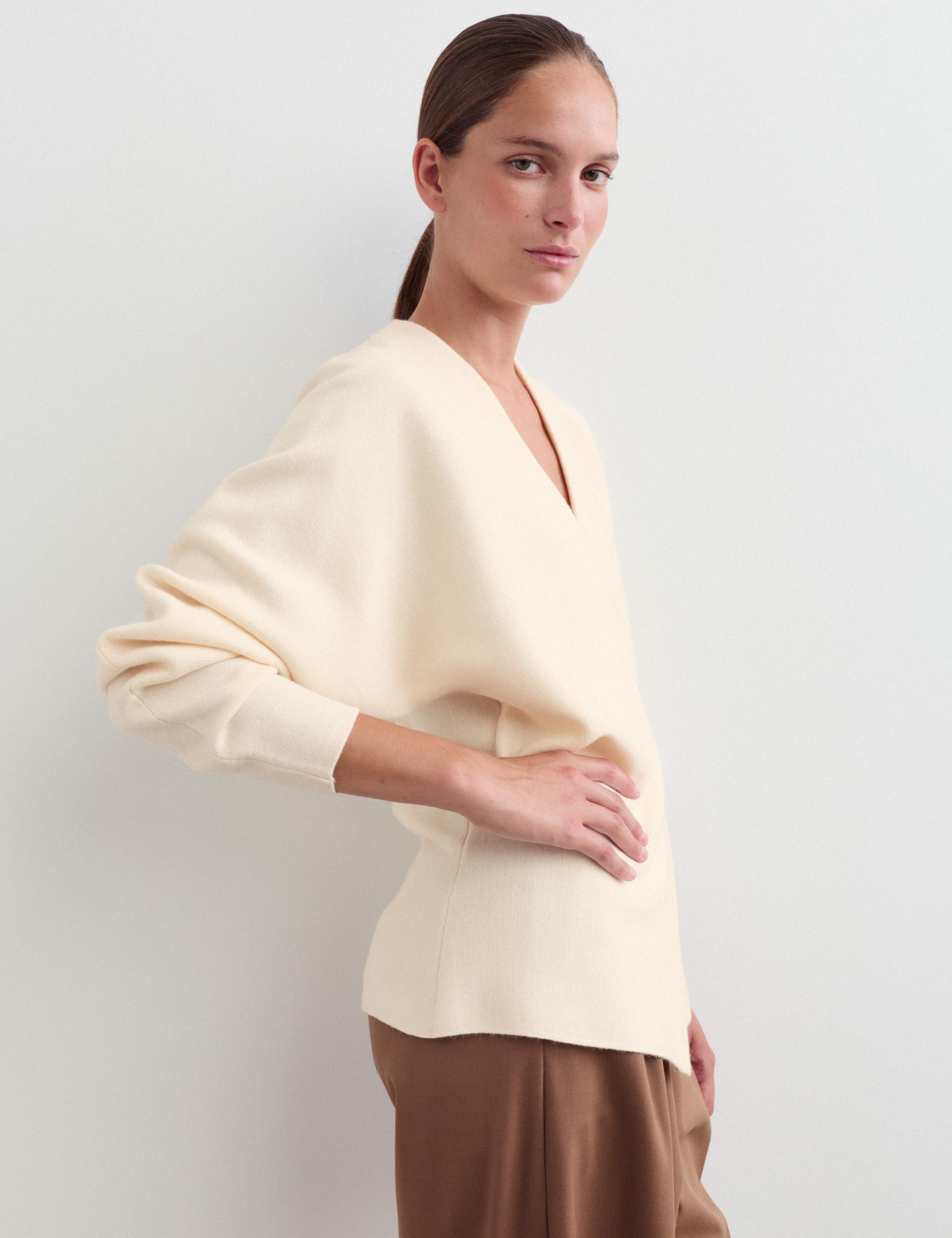 Pure Merino Wool Wrap Cardigan 7 of 8
