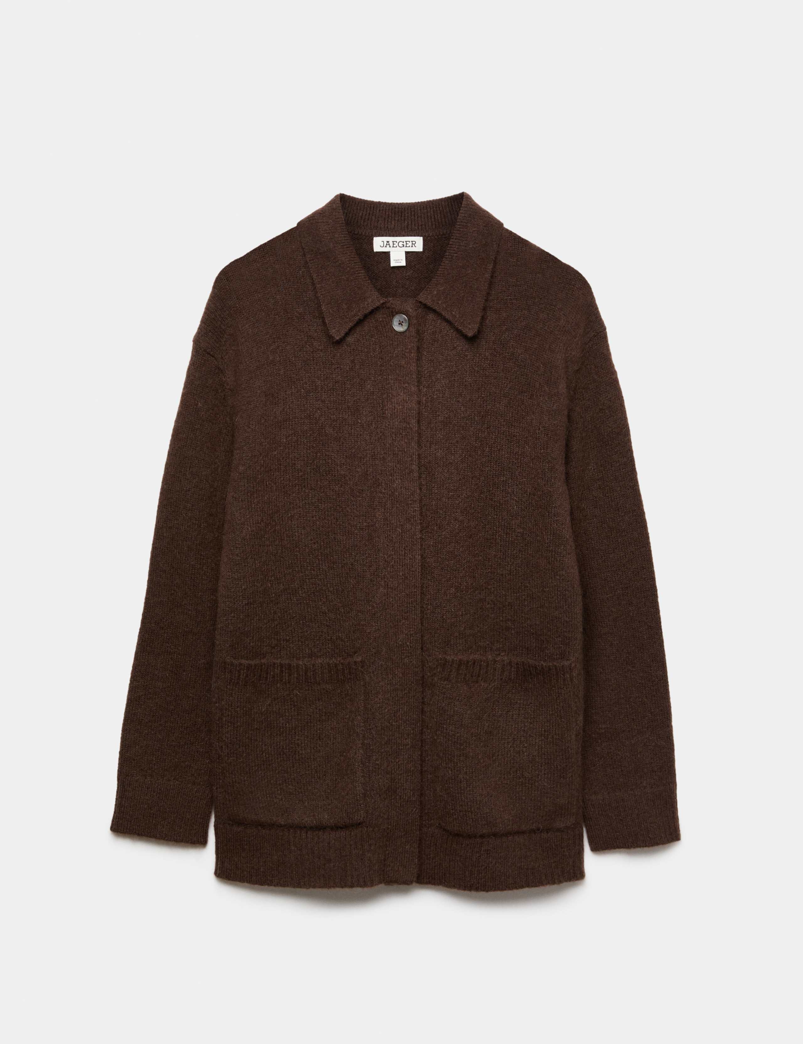 Collared Cardigan with Wool and Mohair 2 of 7