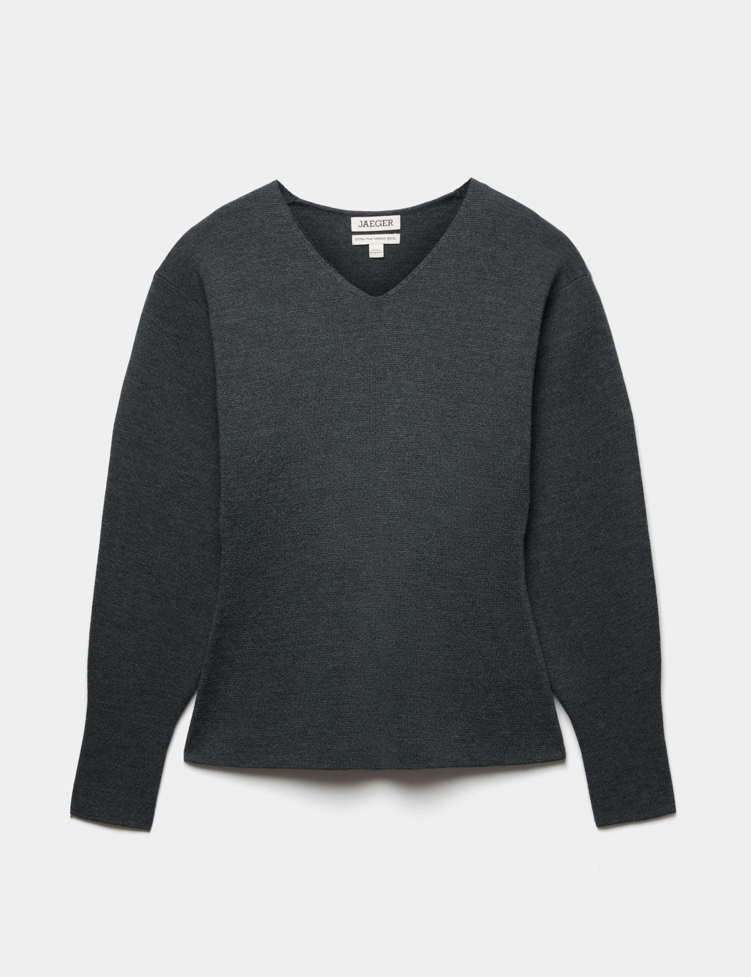 Pure Merino Wool V-Neck Fitted Jumper 2 of 6