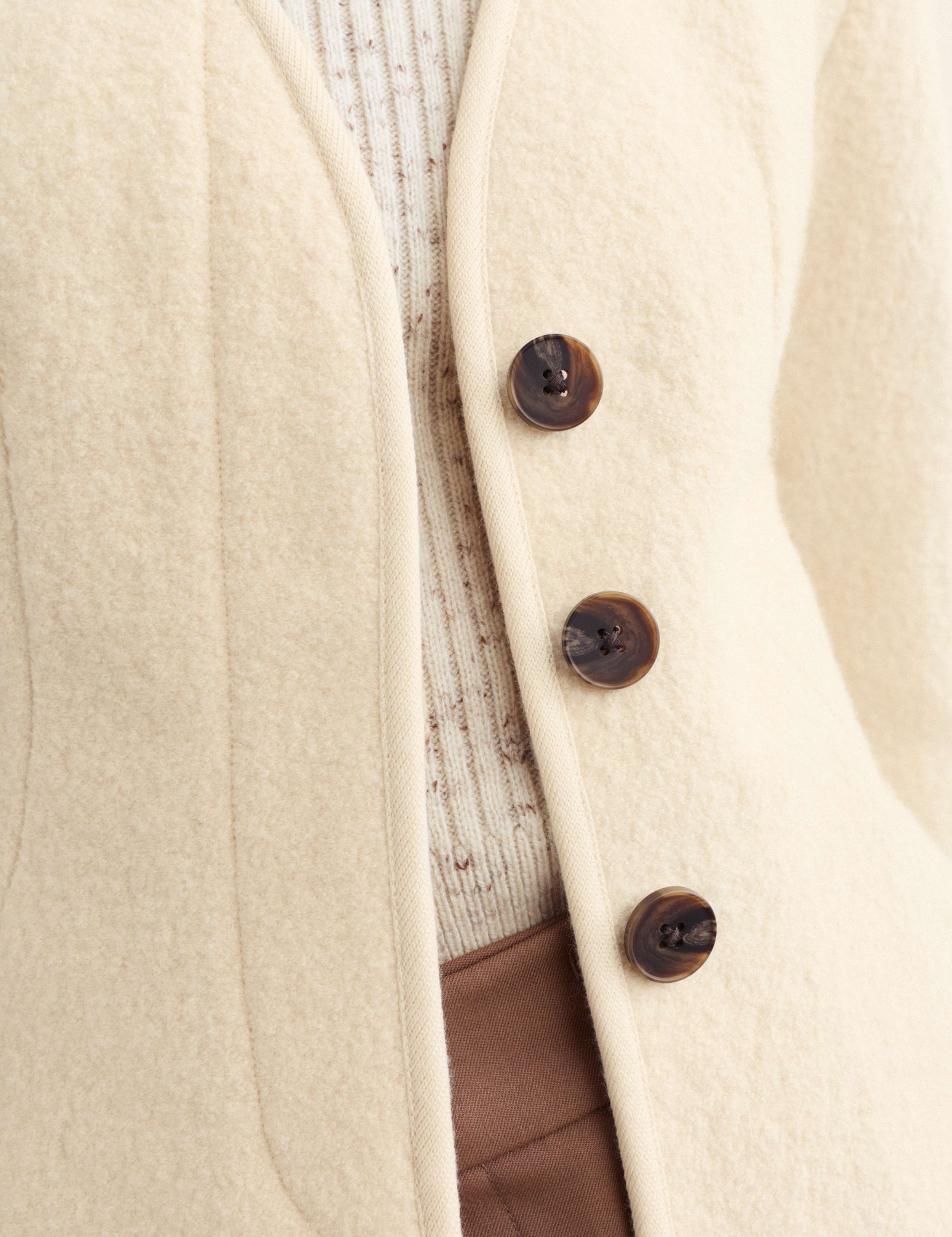 Pure Wool Waisted Slim Fit Jacket 4 of 7