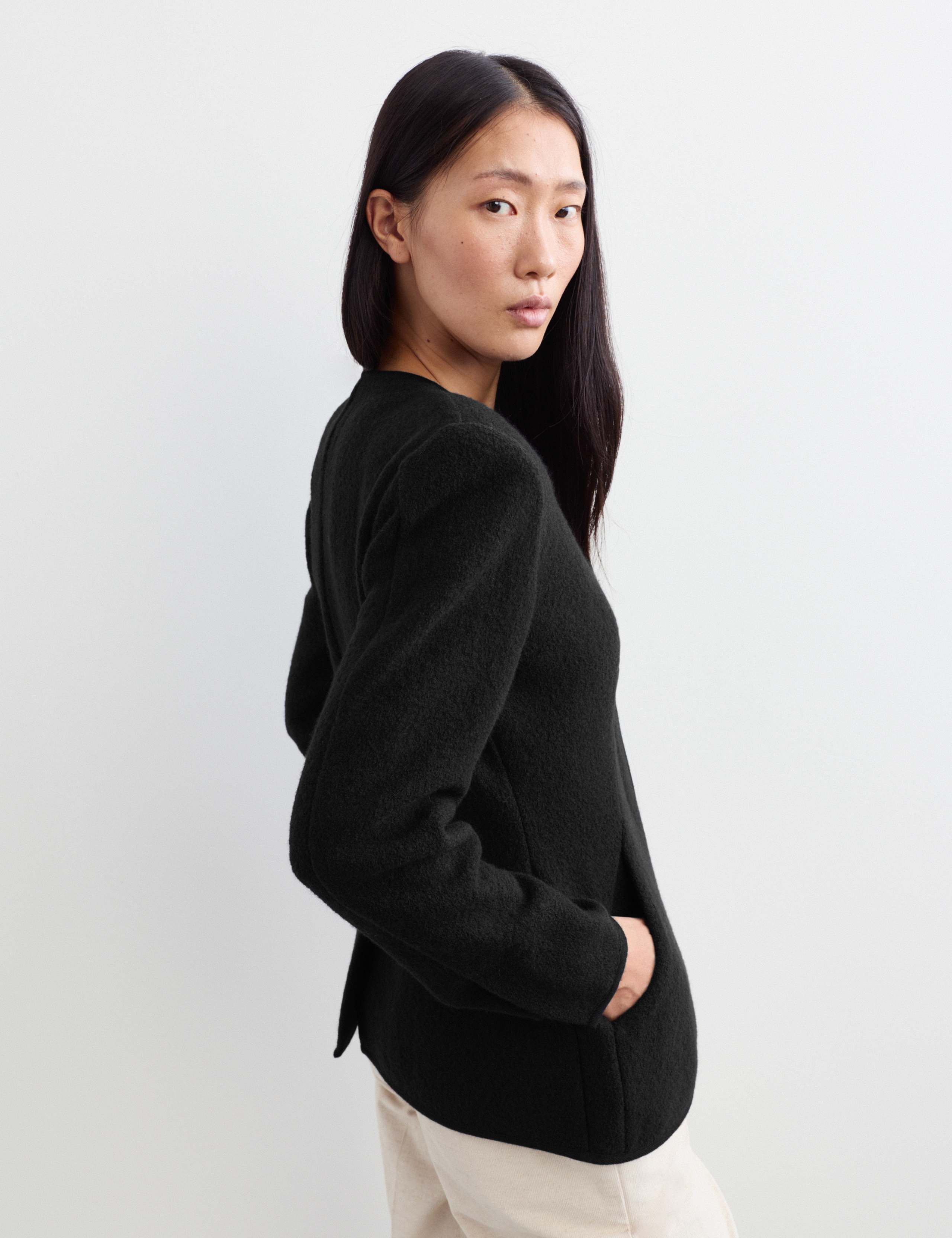 Pure Wool Waisted Slim Fit Jacket 5 of 7