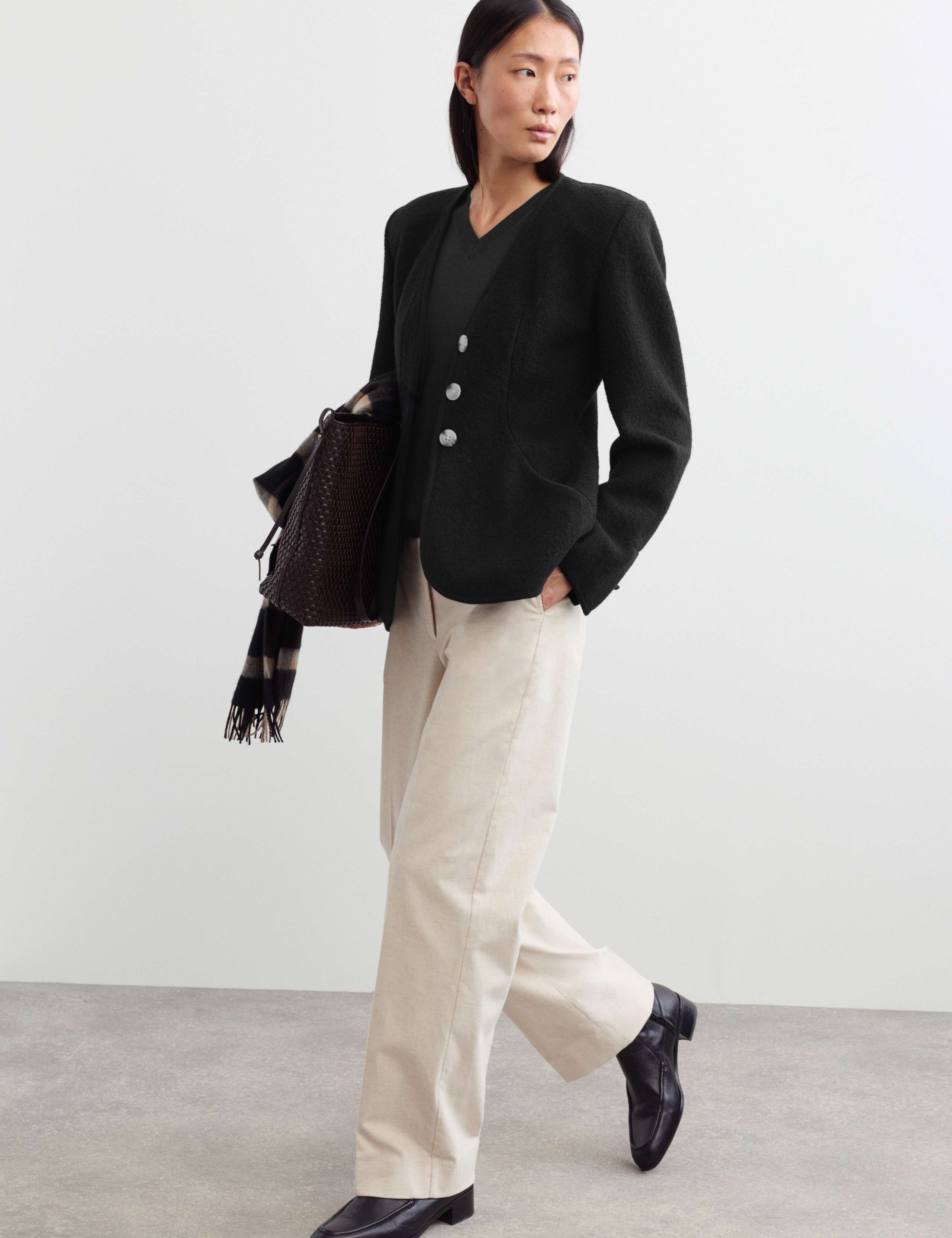 Pure Wool Waisted Slim Fit Jacket 6 of 7