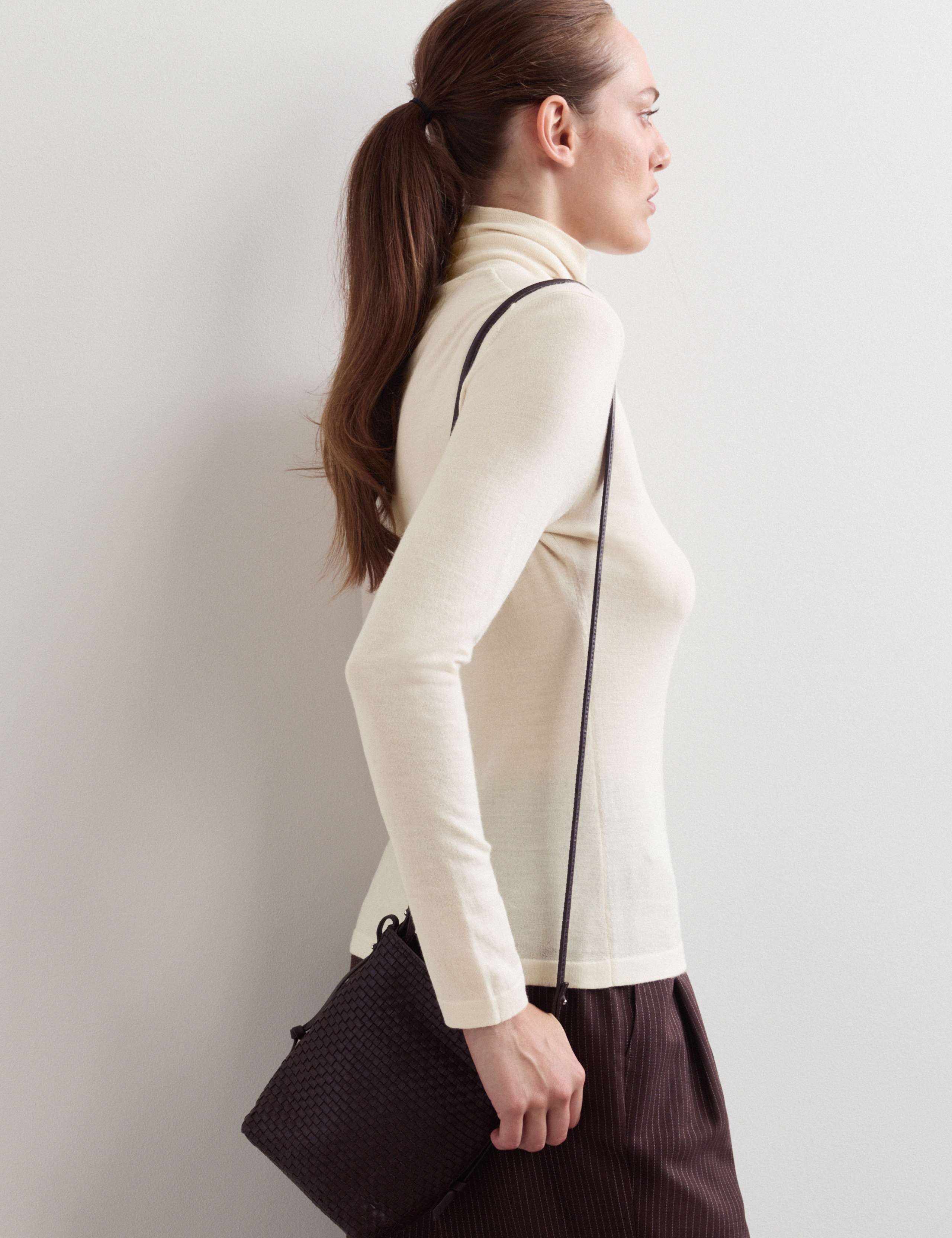 Wool with Cashmere Roll Neck Jumper 5 of 7