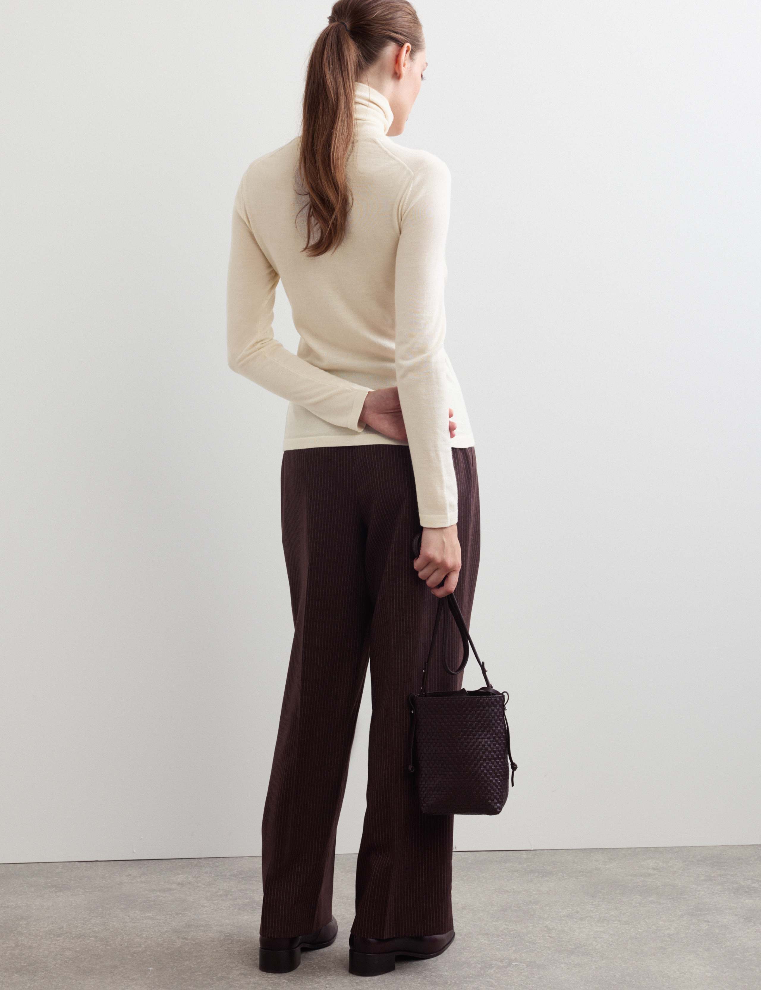 Wool with Cashmere Roll Neck Jumper 6 of 7