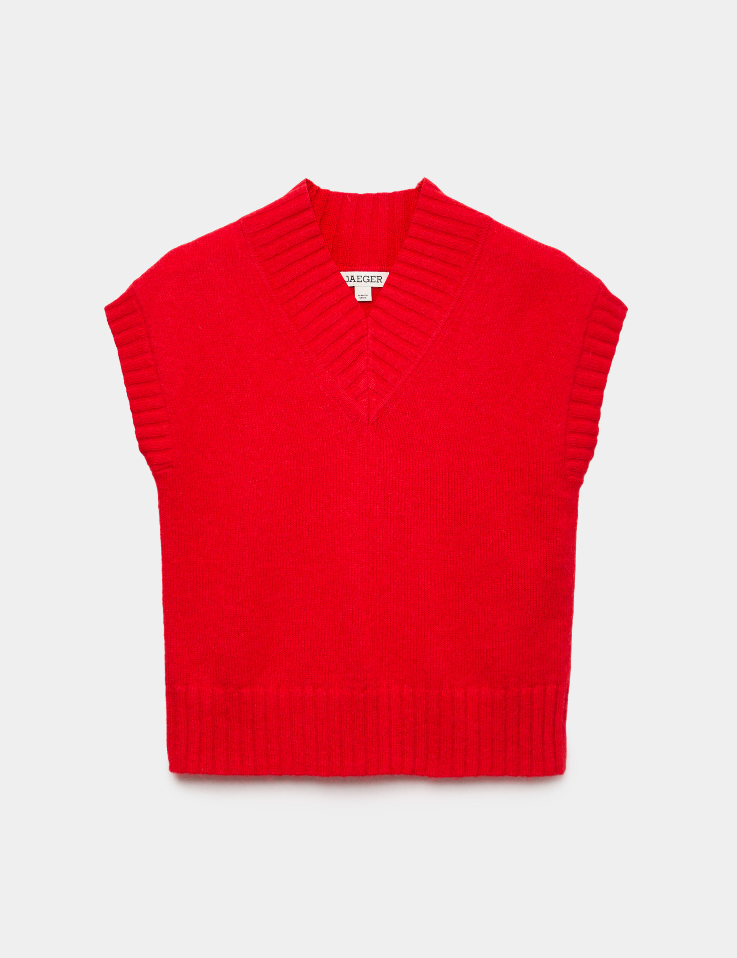 Mohair and Wool V-Neck Knitted Top 2 of 6