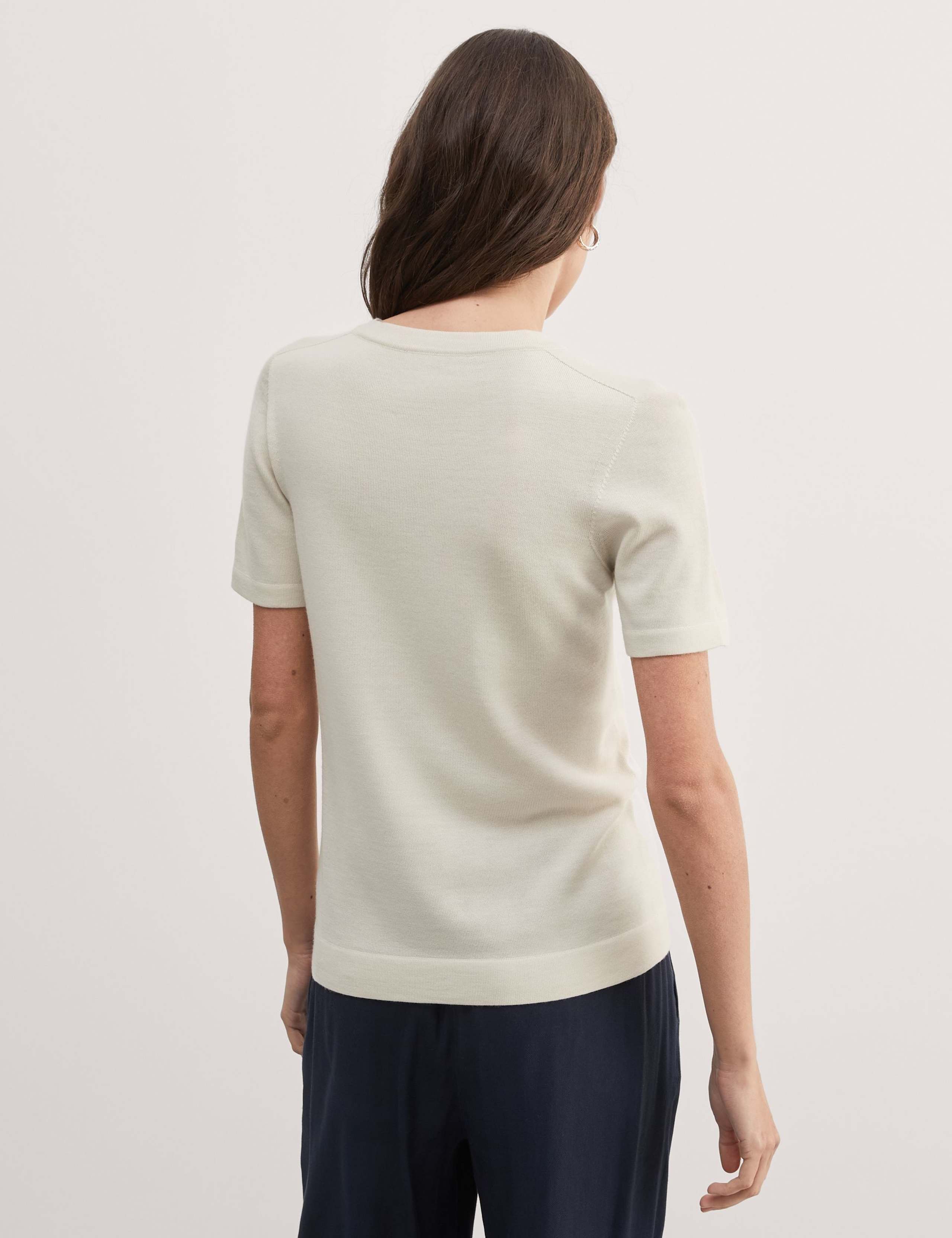 Wool Rich Knitted Top with Cashmere 5 of 6