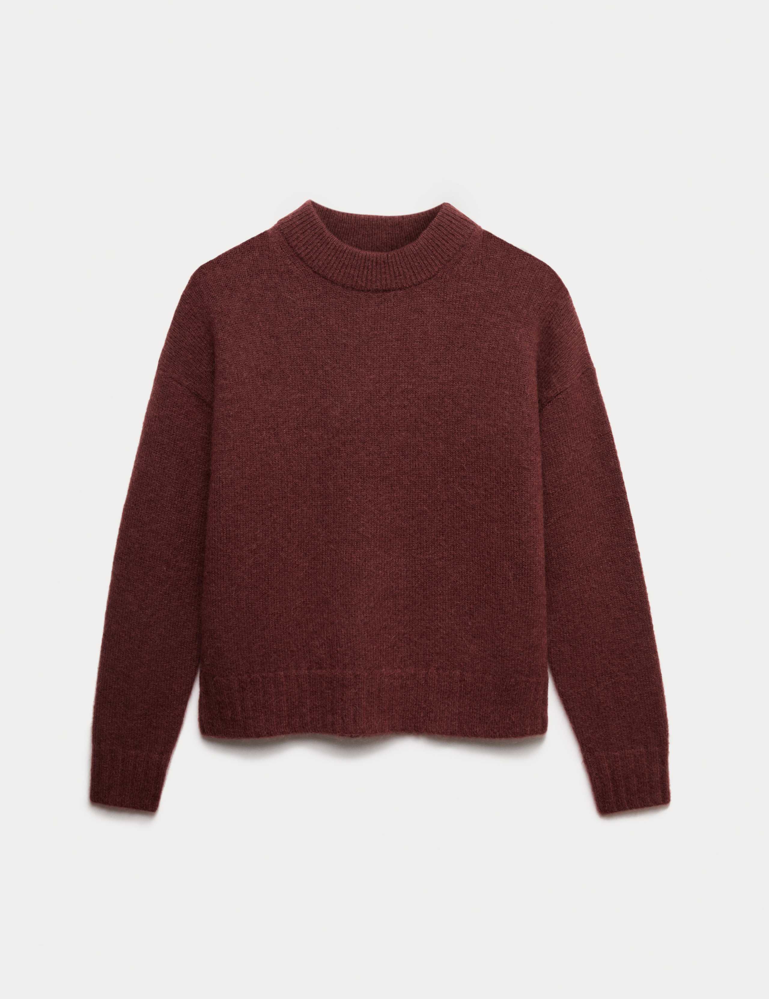 Mohair Wool Blend Funnel Neck Jumper 2 of 5