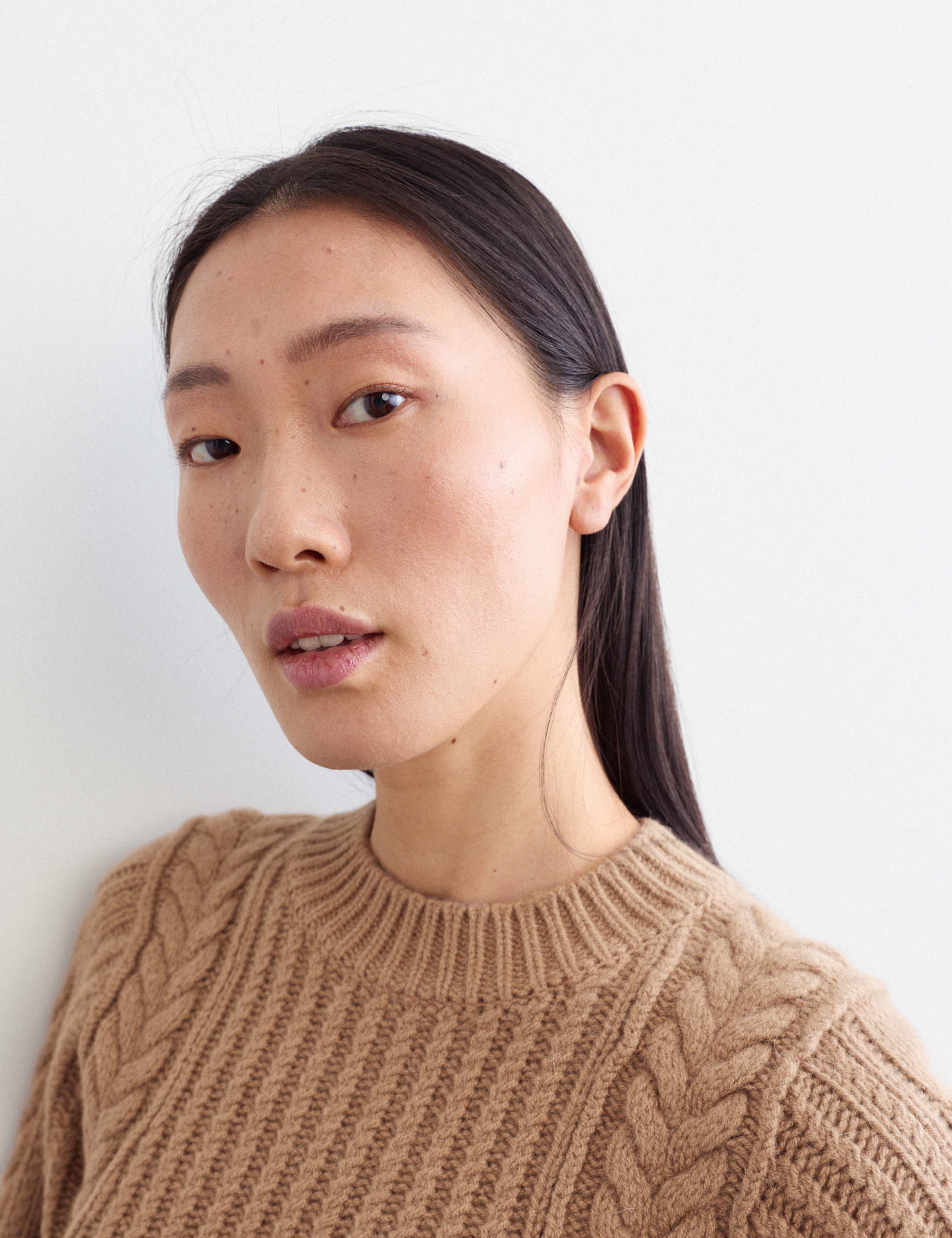 Wool Rich Chunky Textured Crew Neck Jumper 4 of 8