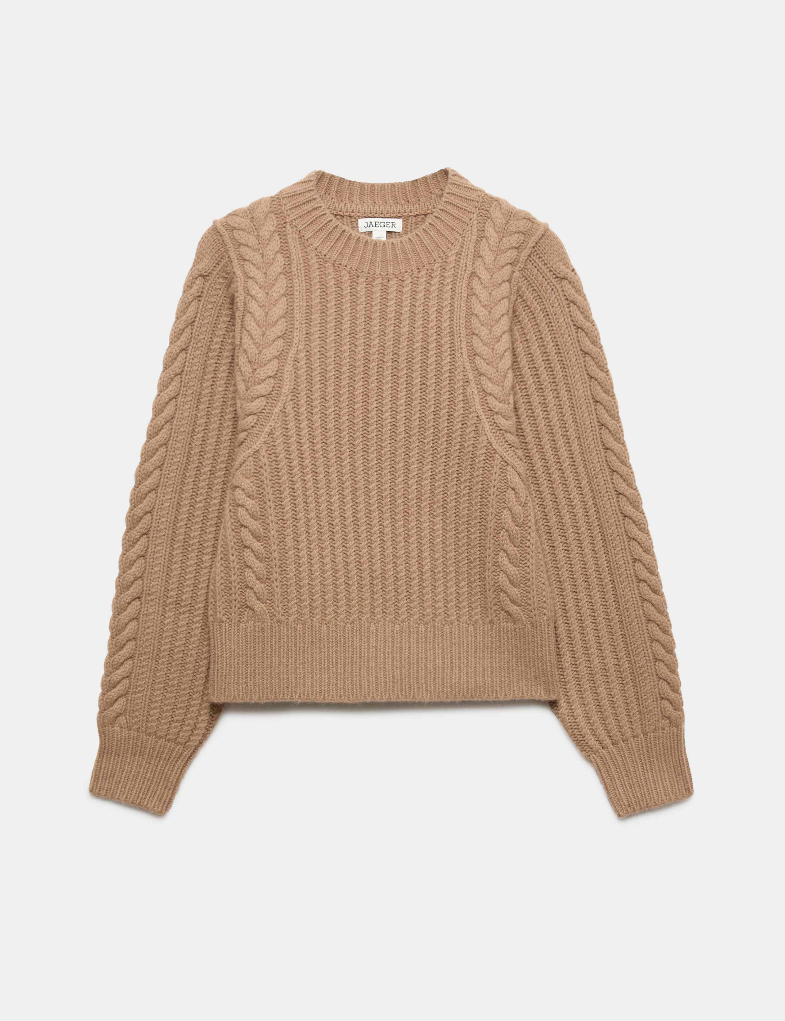 Wool Rich Chunky Textured Crew Neck Jumper 2 of 8