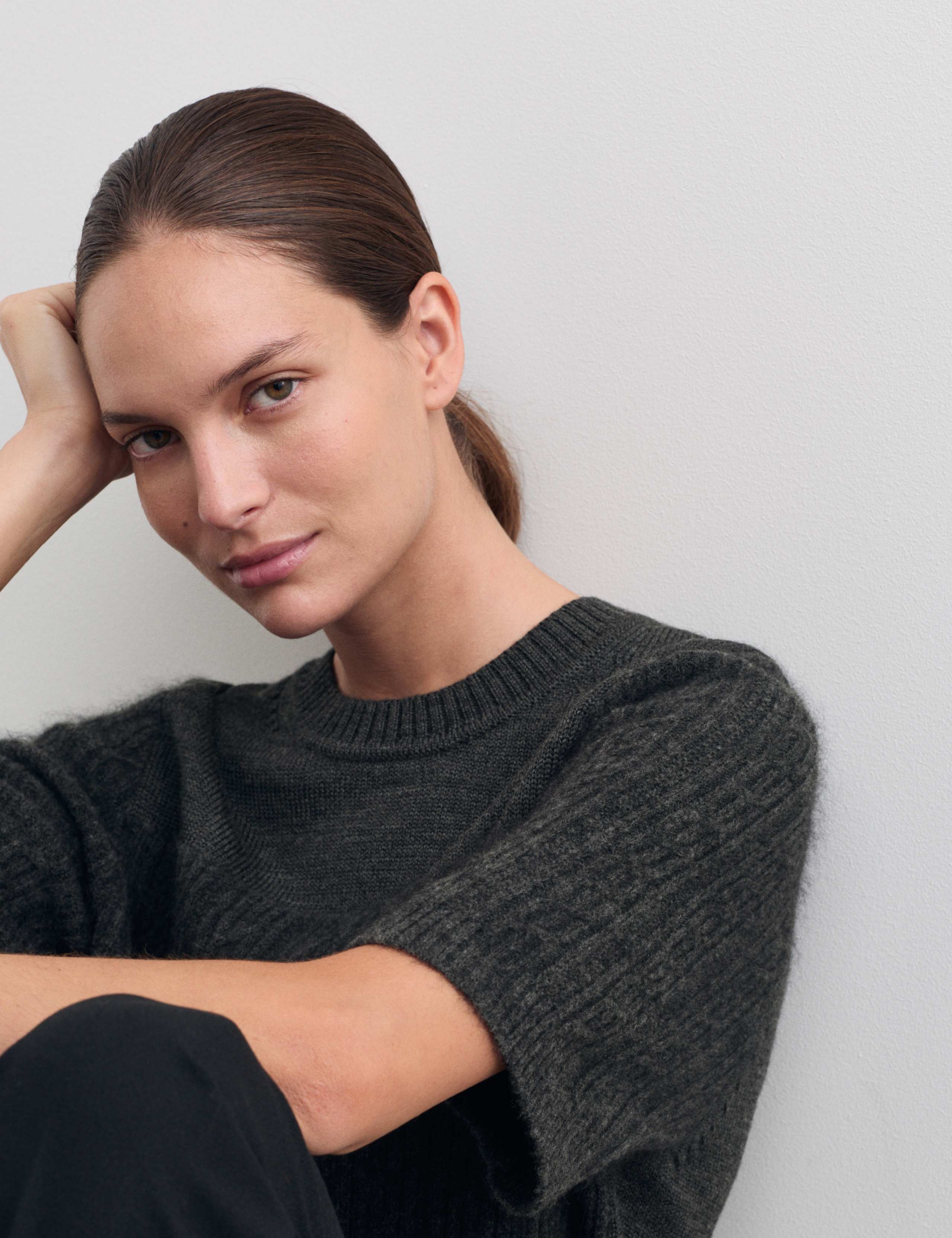 Wool Rich Knitted Top with Mohair 3 of 6