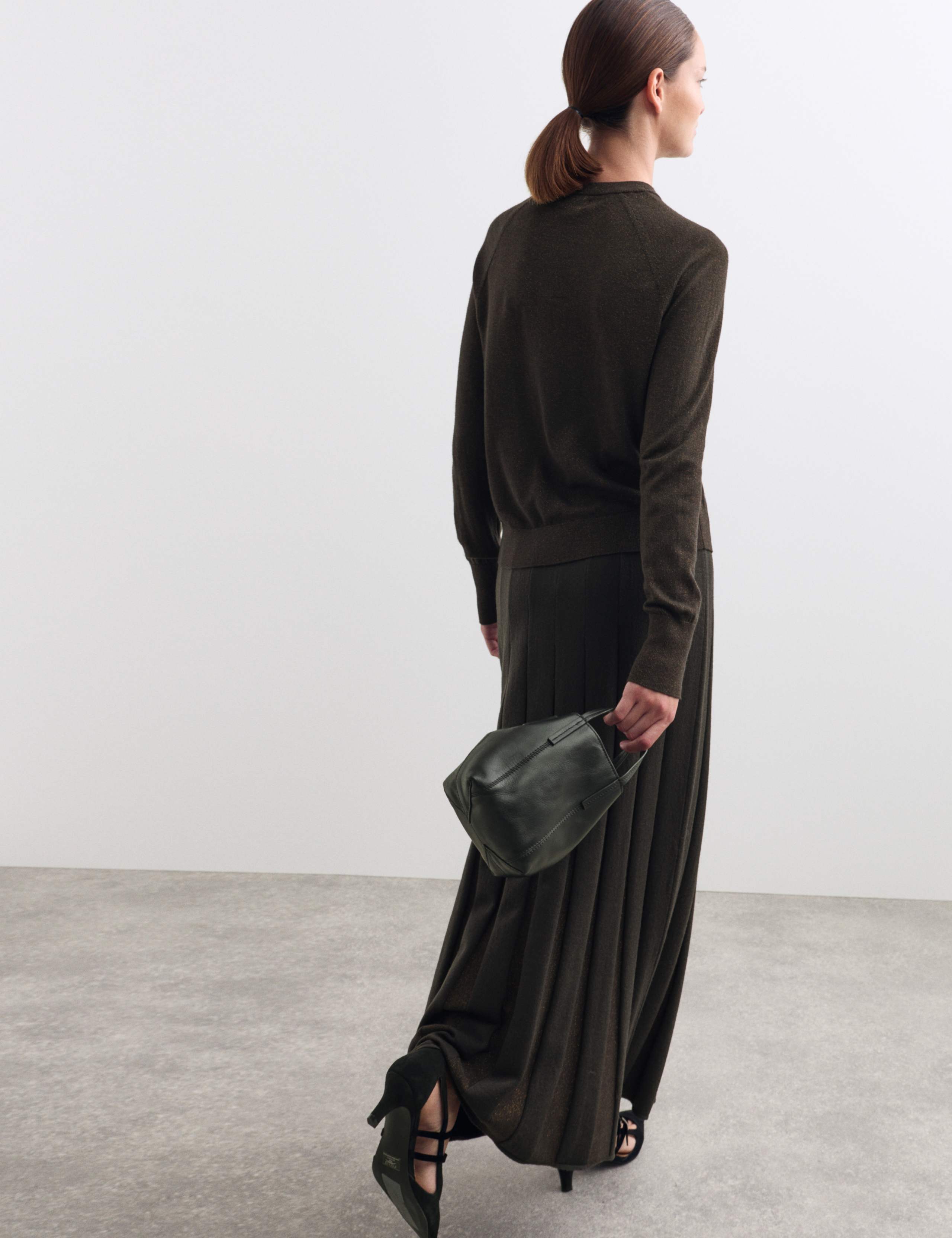 Merino Wool Rich Metallic Relaxed Jumper 7 of 7