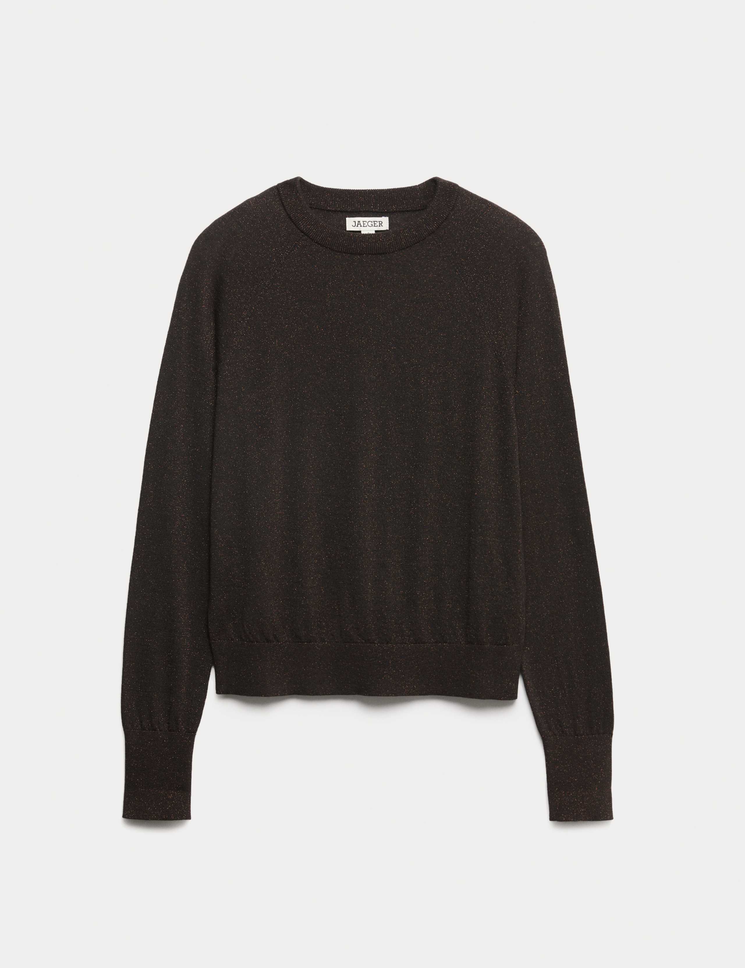 Merino Wool Rich Metallic Relaxed Jumper 2 of 7