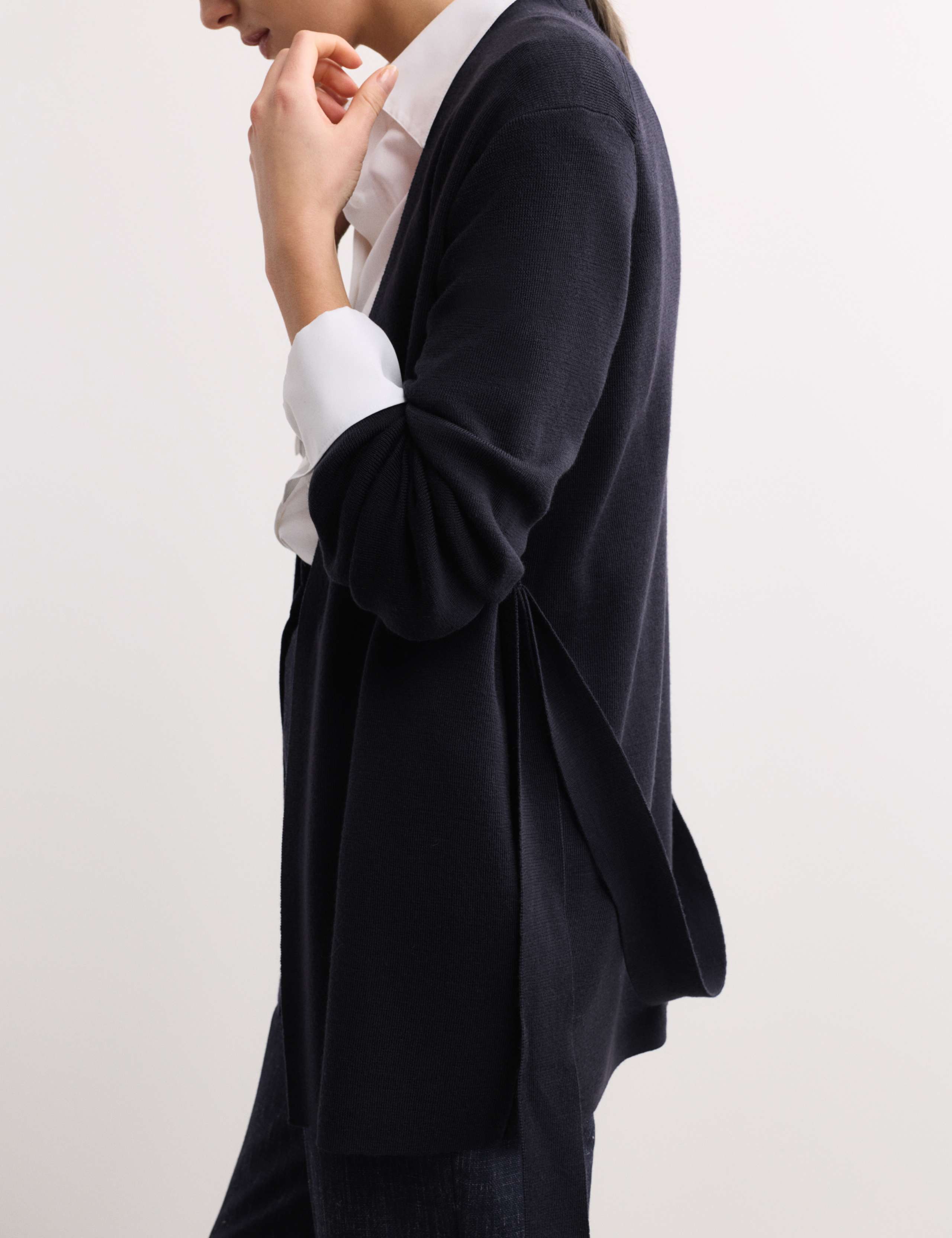 Pure Merino Wool Wrap cardigan 4 of 7