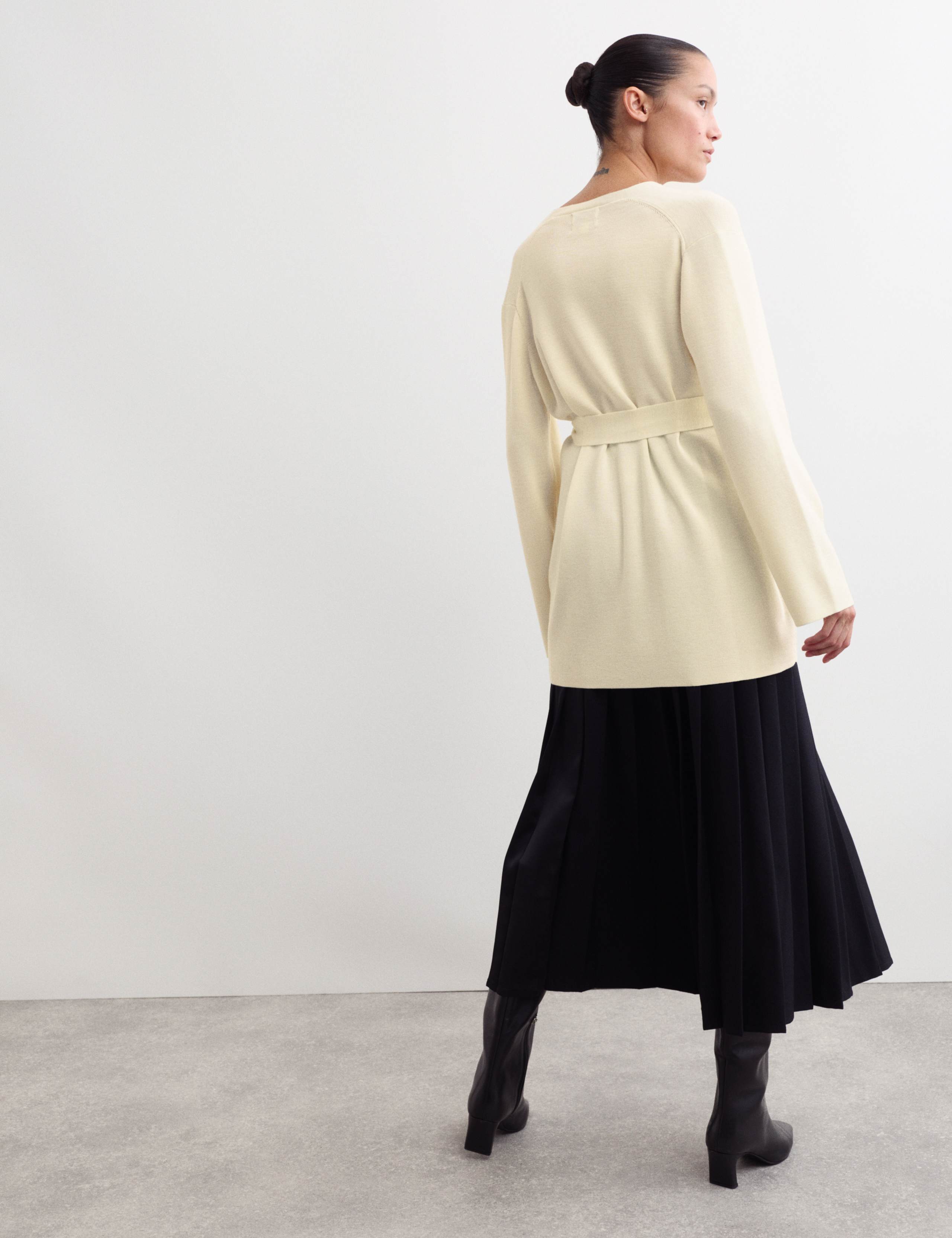 Pure Merino Wool Wrap cardigan 7 of 7