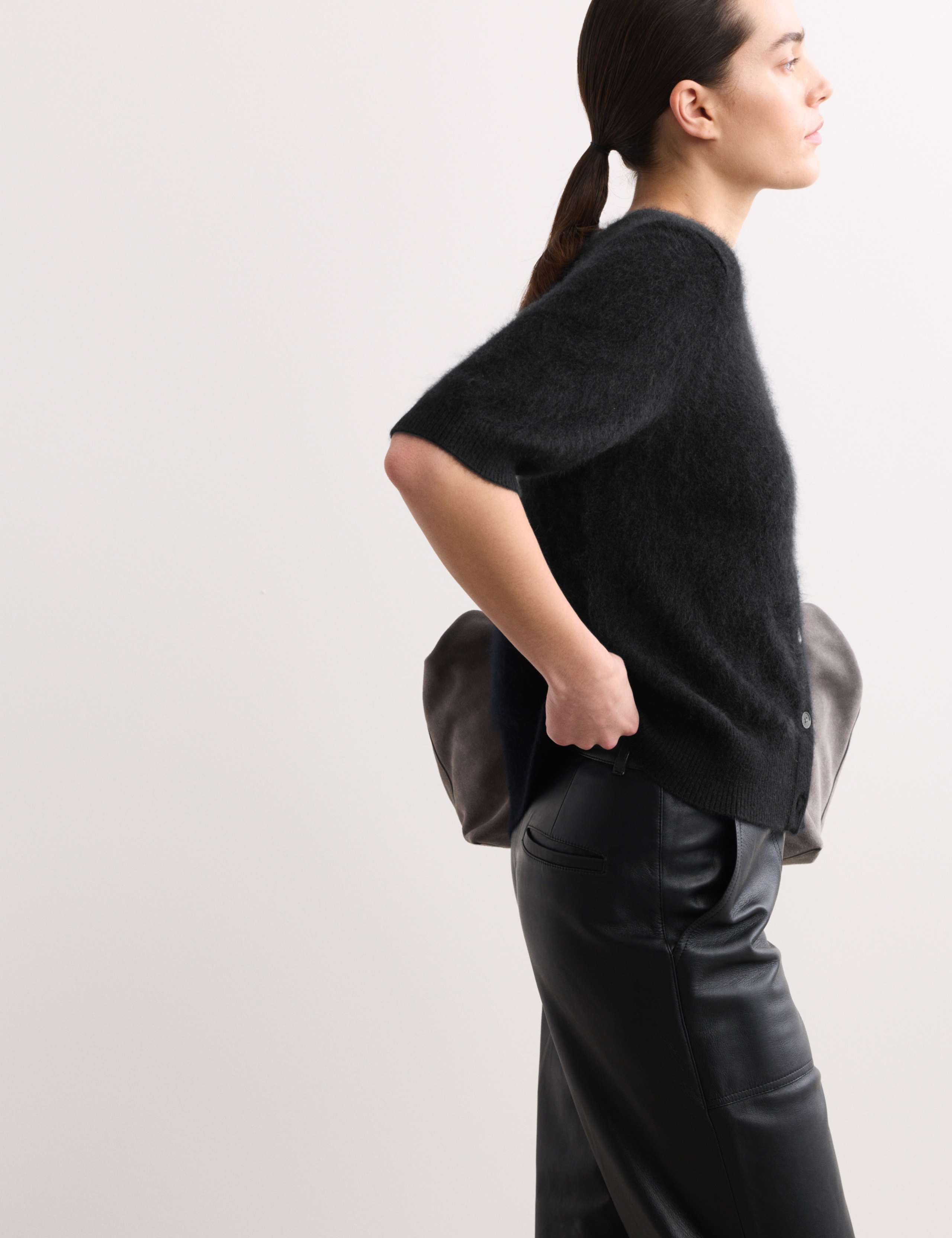 Pure Cashmere Short Sleeve Cardigan 5 of 6