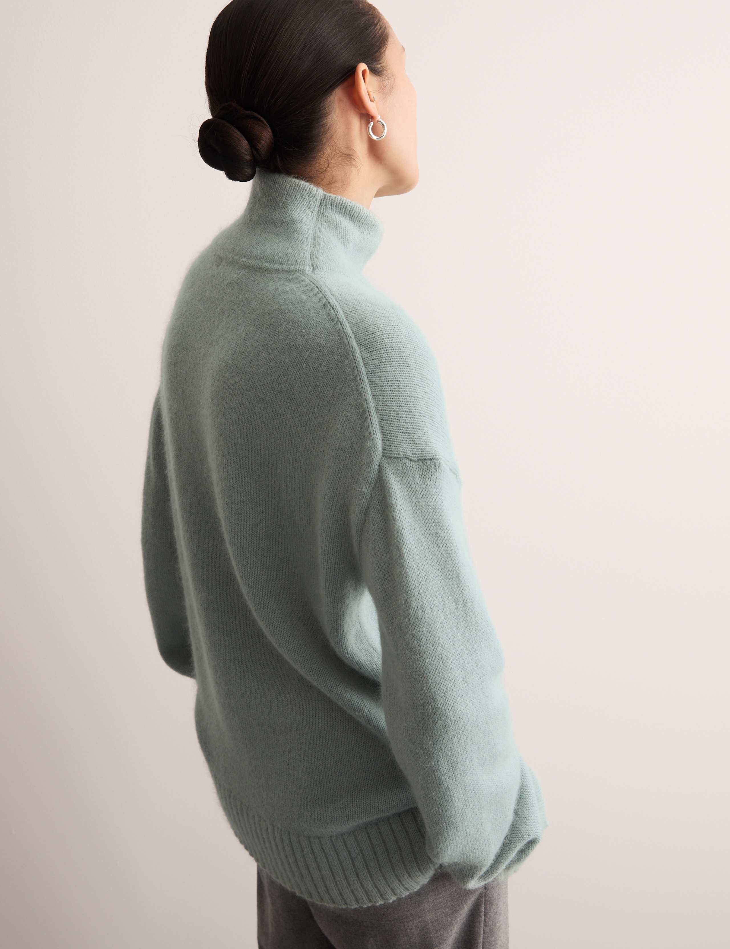 Mohair Blend Funnel Neck Jumper 4 of 7