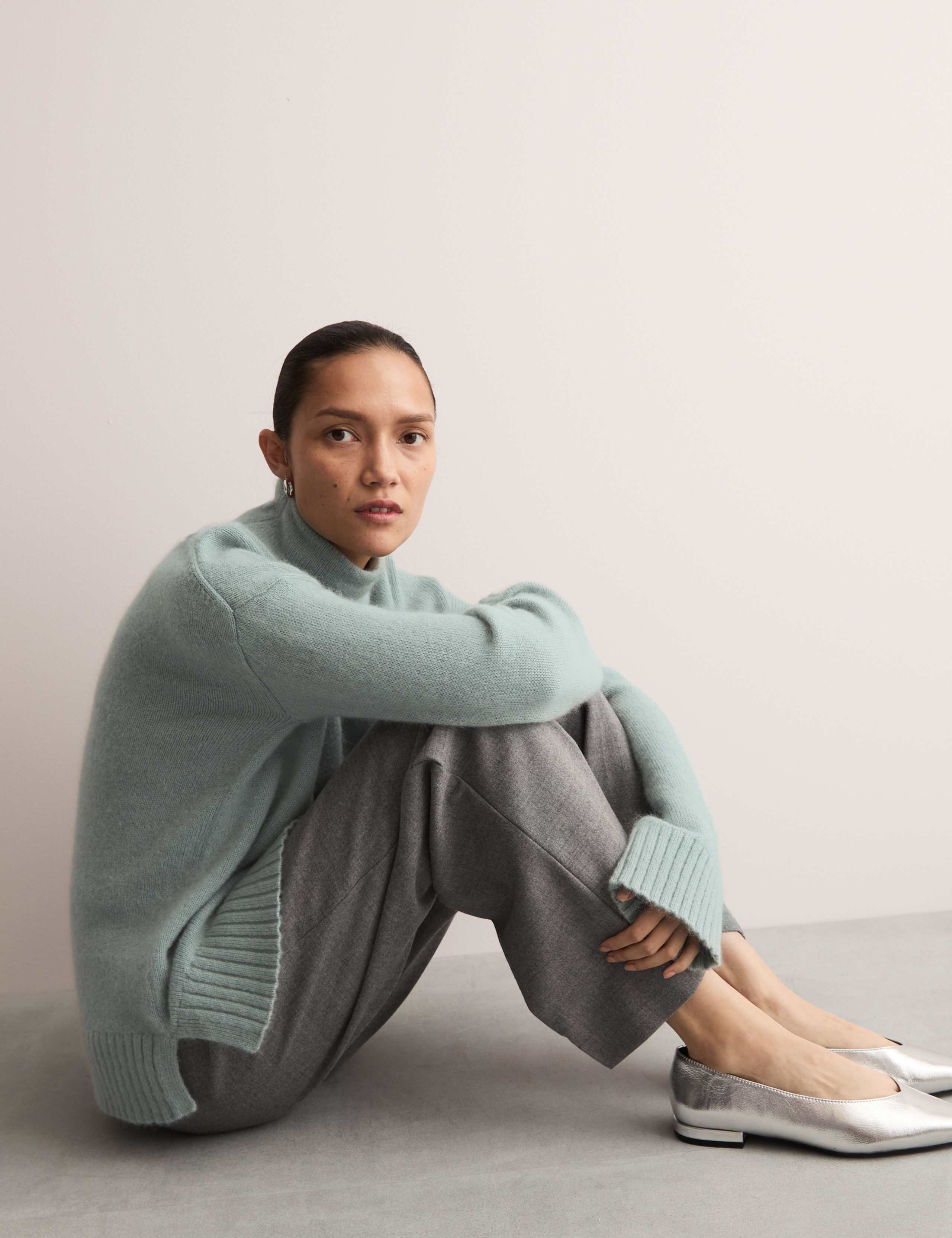 Mohair Blend Funnel Neck Jumper 5 of 7