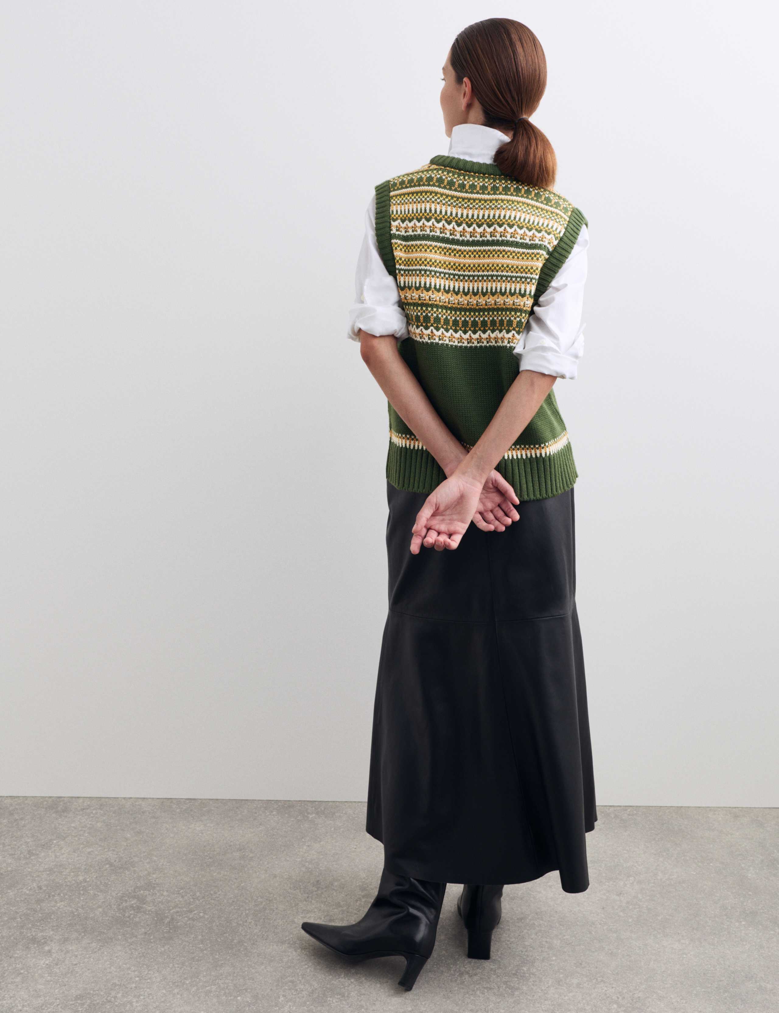 Pure Wool Fair Isle Tank Top 7 of 7