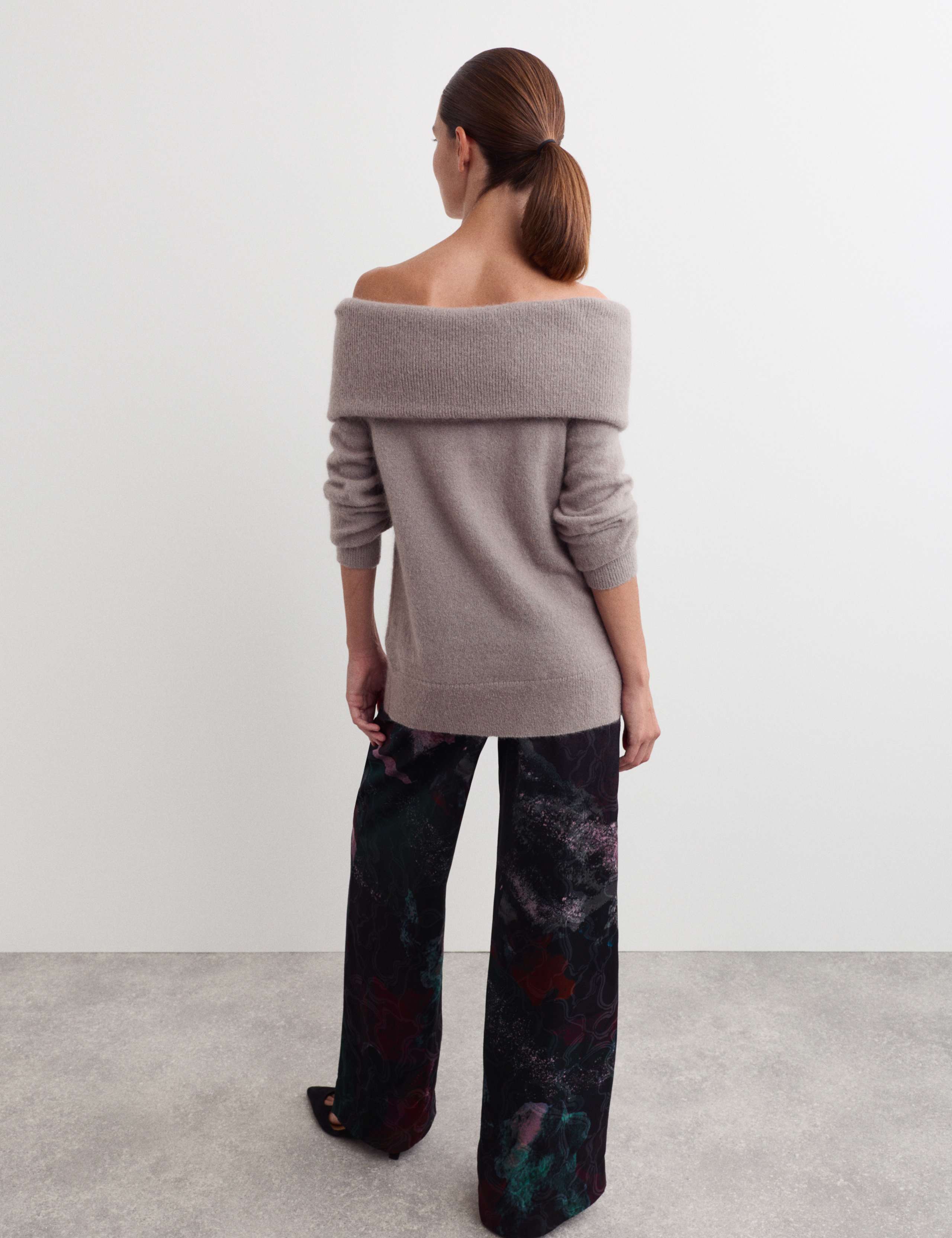 Mohair Blend Off The Shoulder Jumper 6 of 6