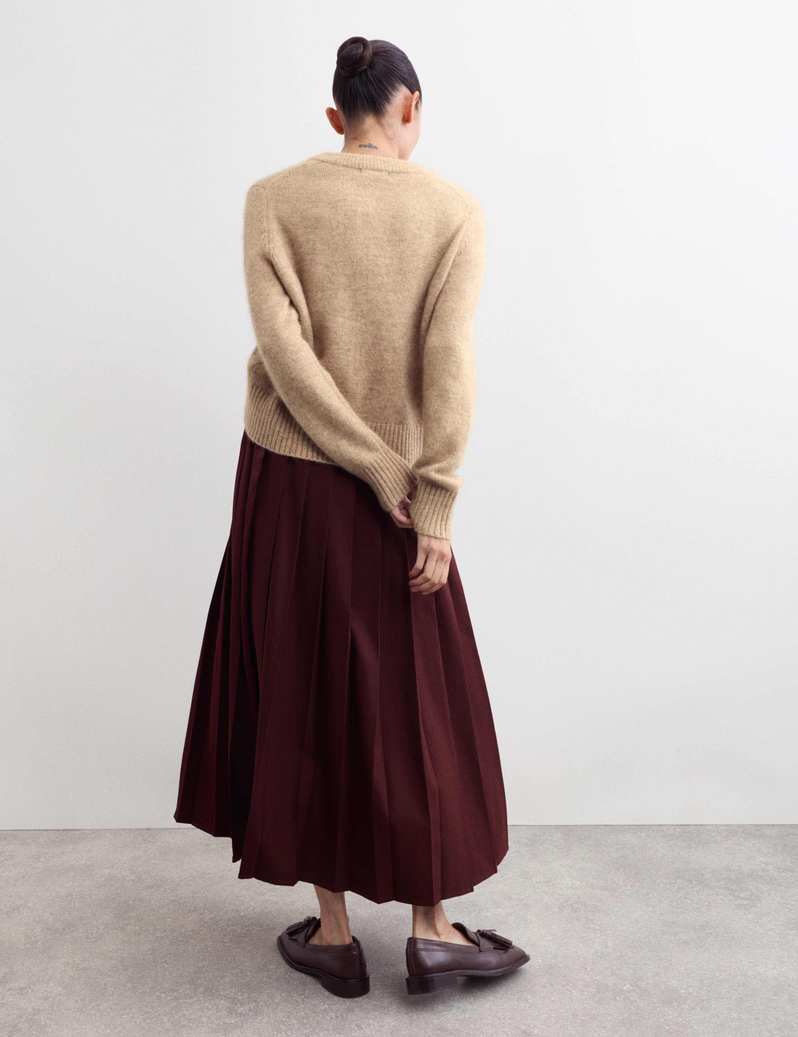 Mohair & Wool Blend Textured Cardigan 7 of 7