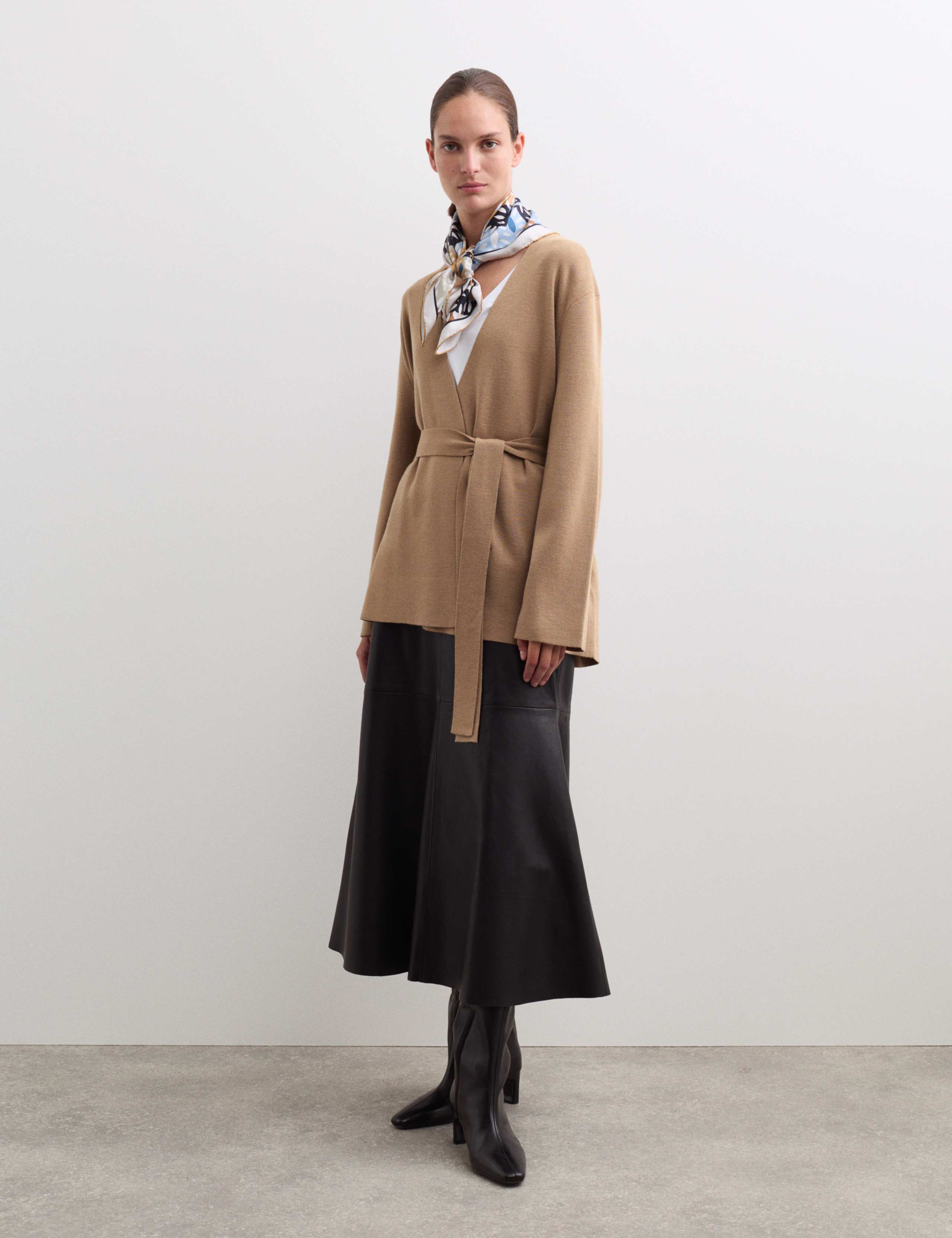 Pure Merino Wool Wrap Cardigan 4 of 6