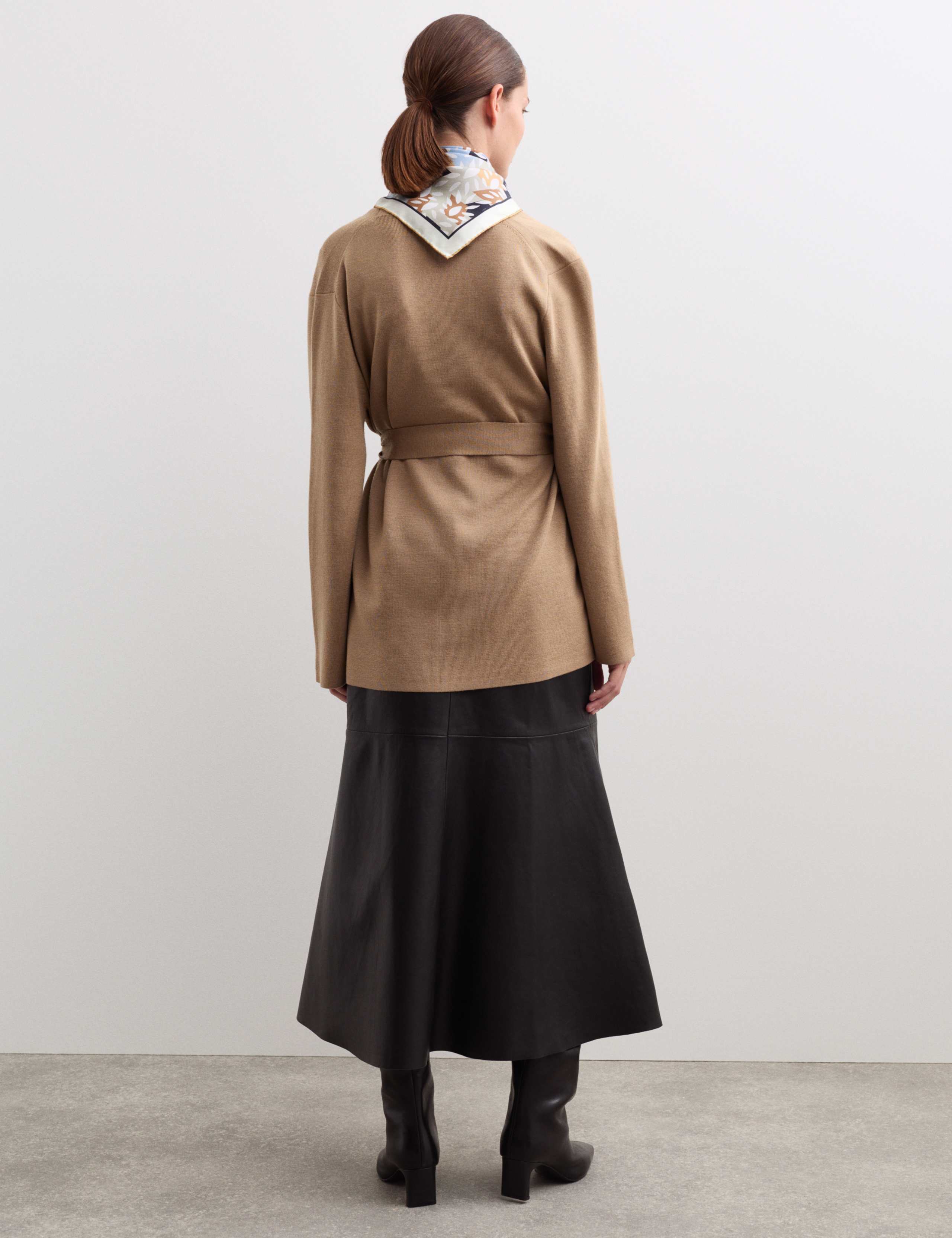 Pure Merino Wool Wrap Cardigan 6 of 6