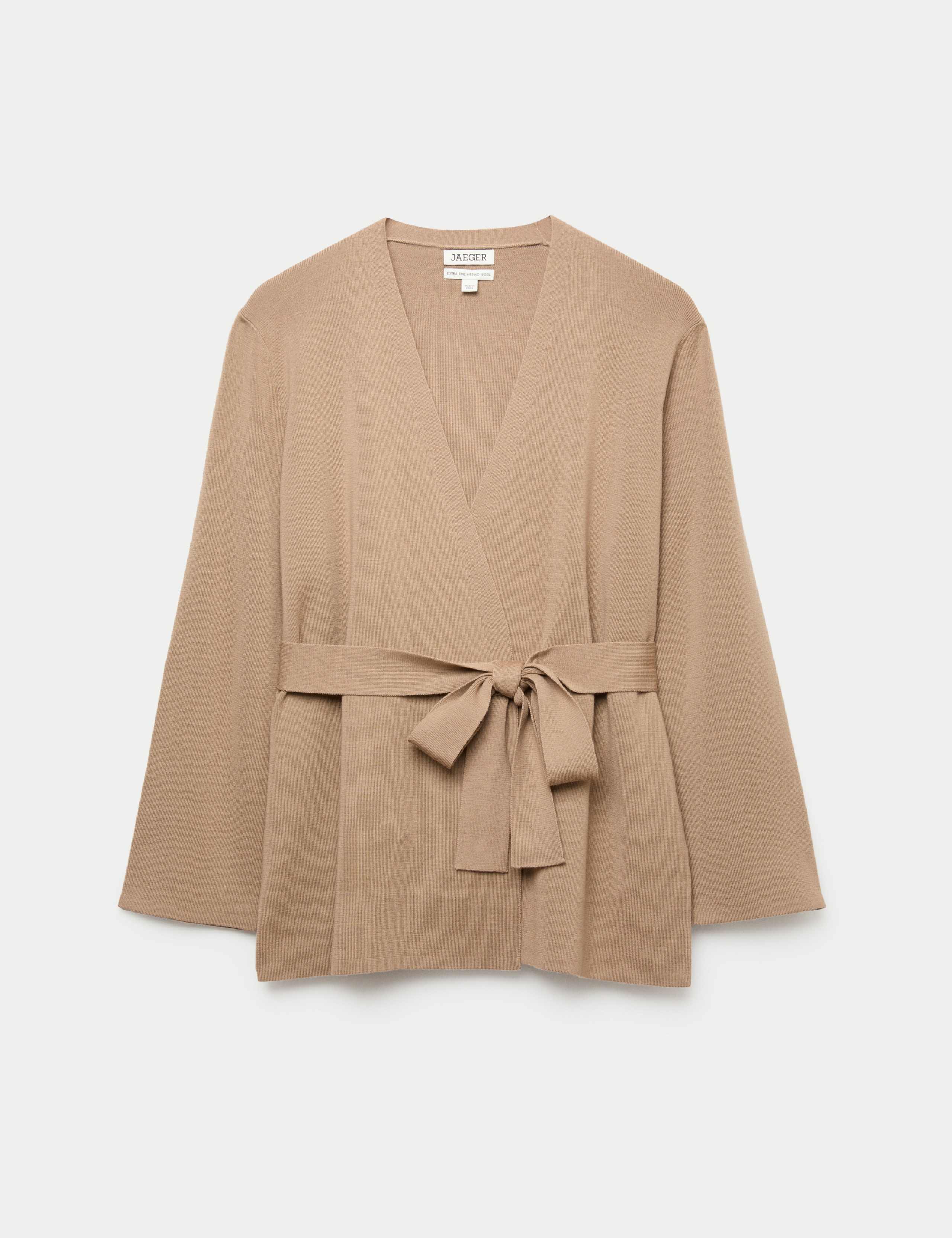 Pure Merino Wool Wrap Cardigan 2 of 6