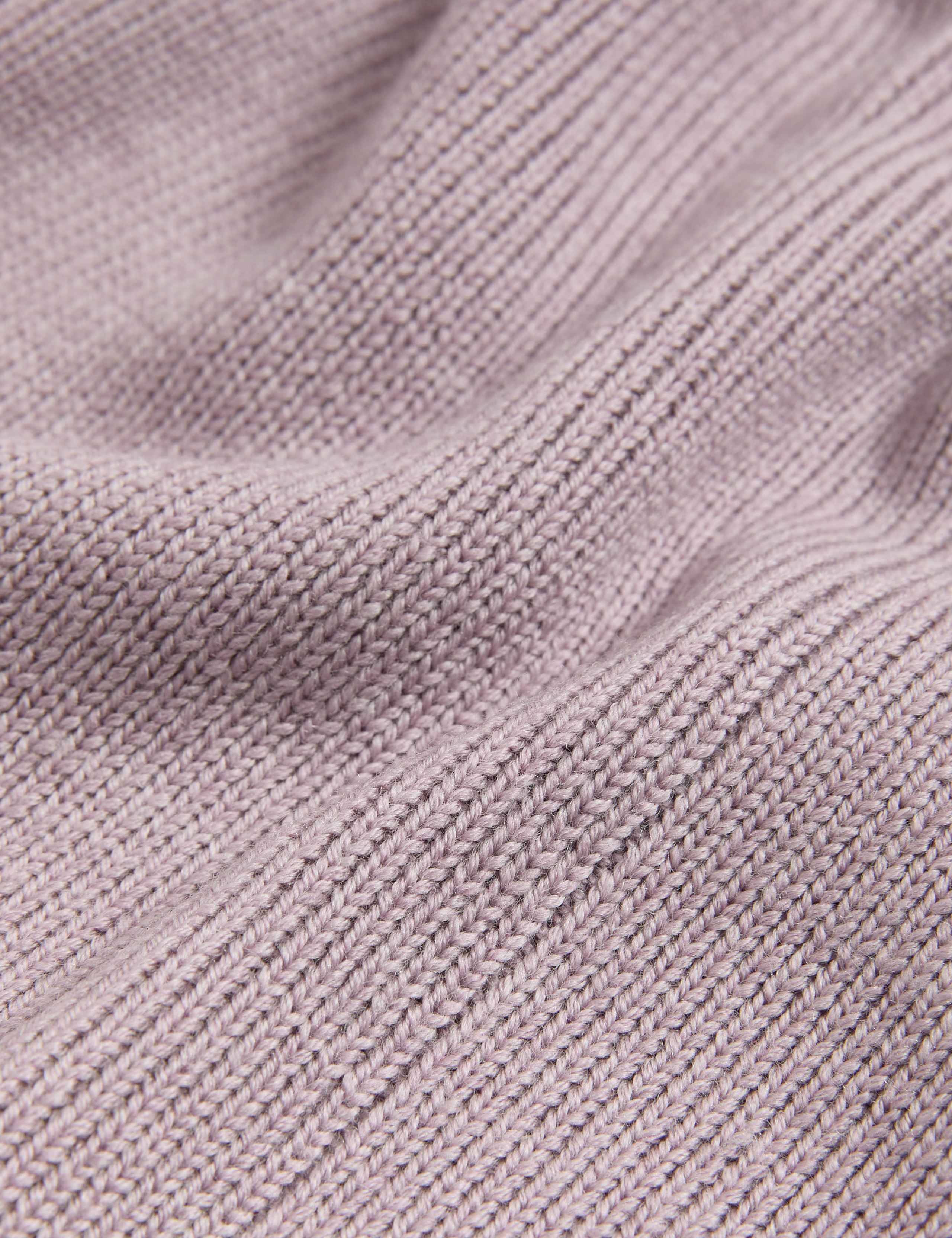 Pure Merino Wool Ribbed Funnel Neck Jumper 8 of 8