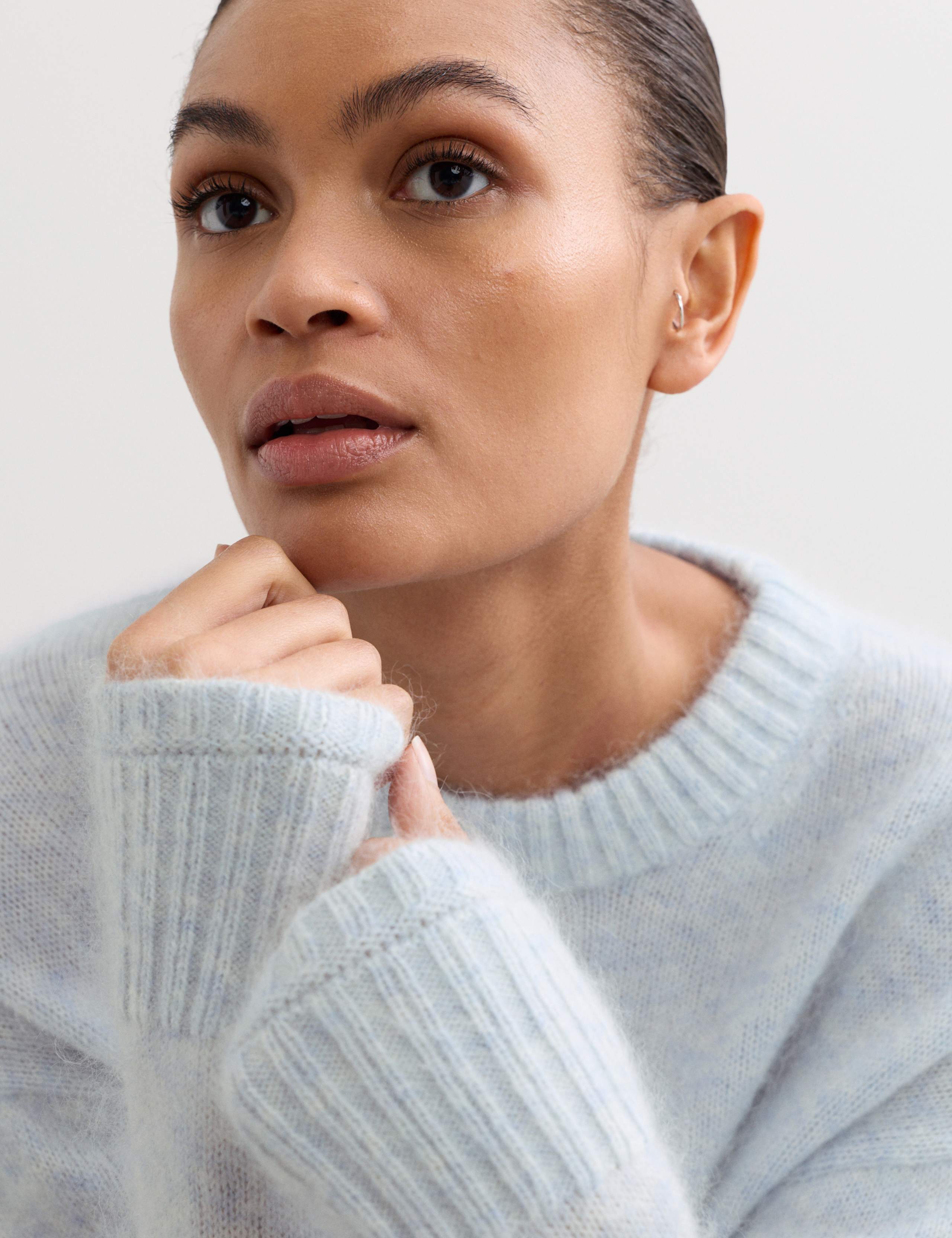 Mohair Blend Crew Neck Jumper 4 of 7