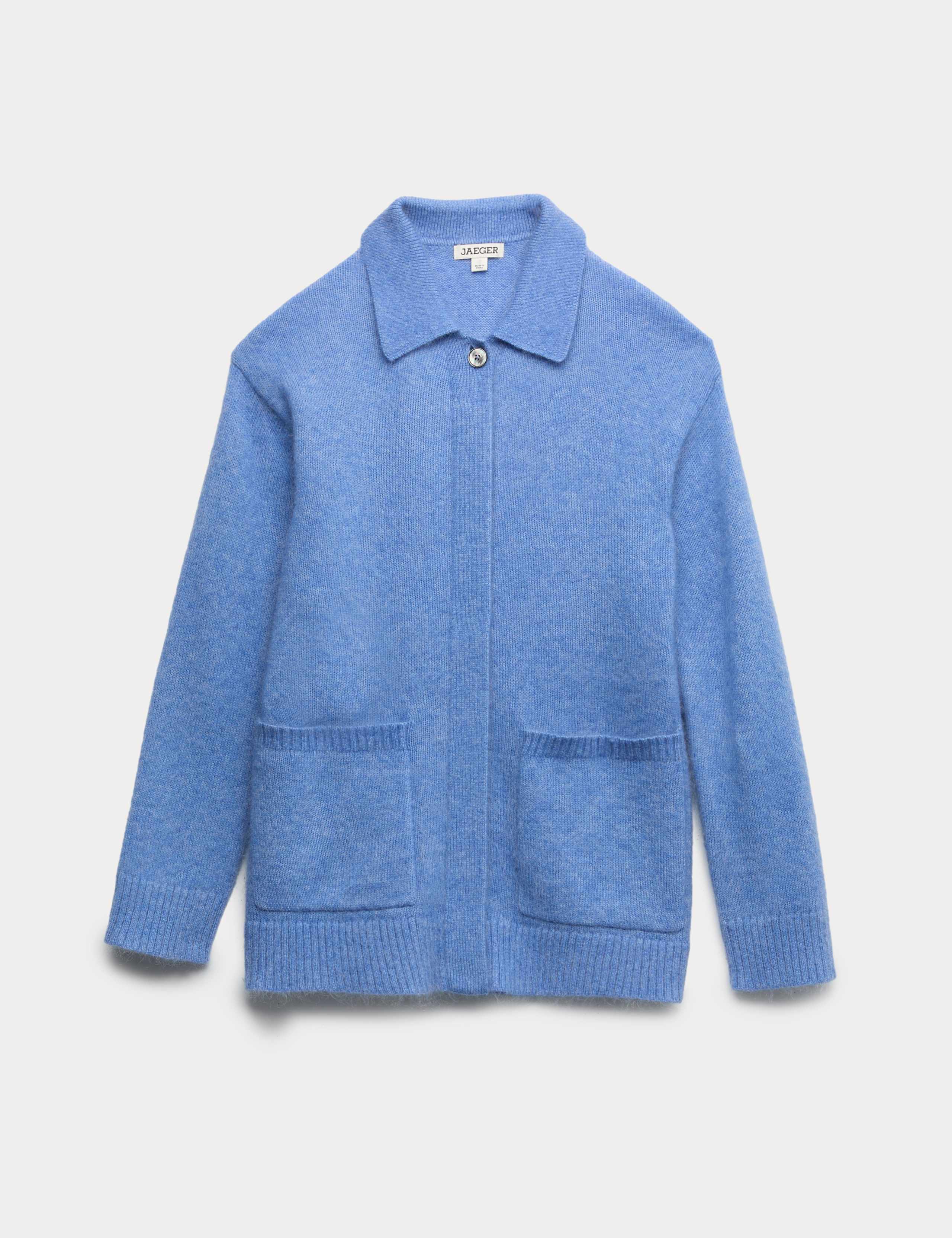 Mohair Blend Collared Cardigan 1 of 1